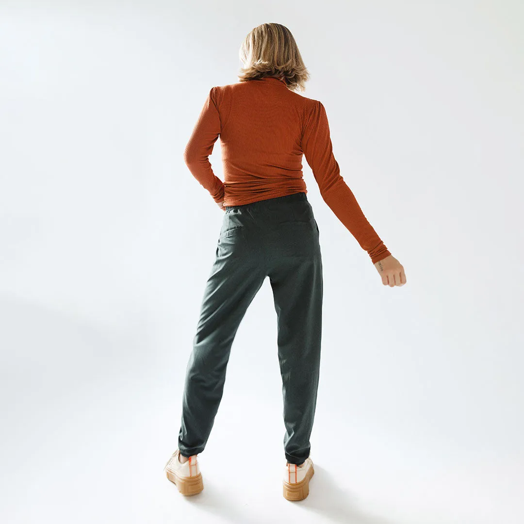 Everywhere Joggers, Heather Cobalt plus style