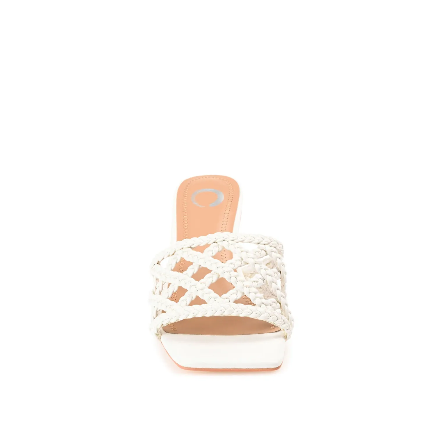 EVVIE HEELED SANDALS IN FAUX LEATHER nature mood