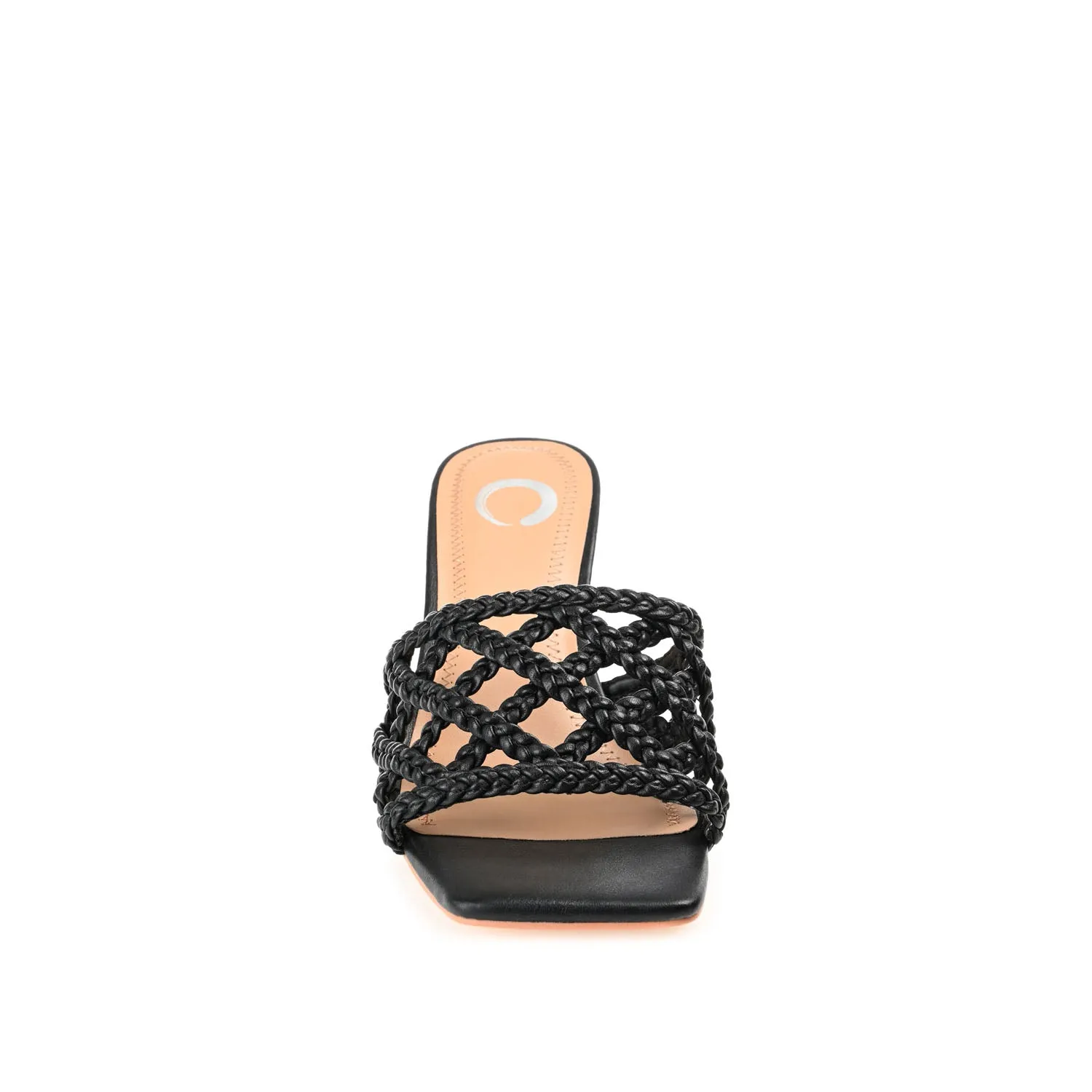 EVVIE HEELED SANDALS IN FAUX LEATHER nature mood