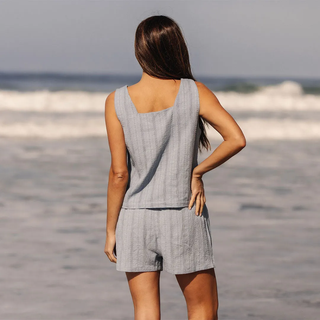 Eyelet Tank, Dusk Blue sea light