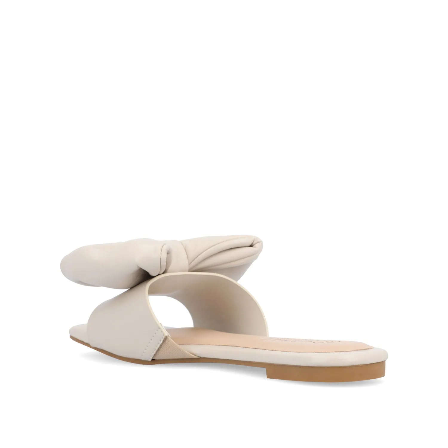 FAYRE PUFFED SLIDE SANDALS IN WIDE sea breeze