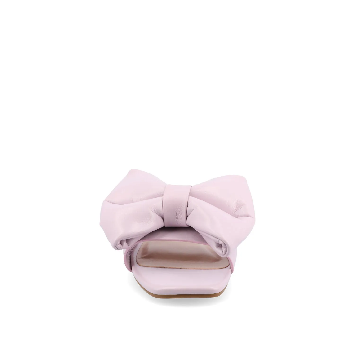 FAYRE PUFFED SLIDE SANDALS IN WIDE sea breeze