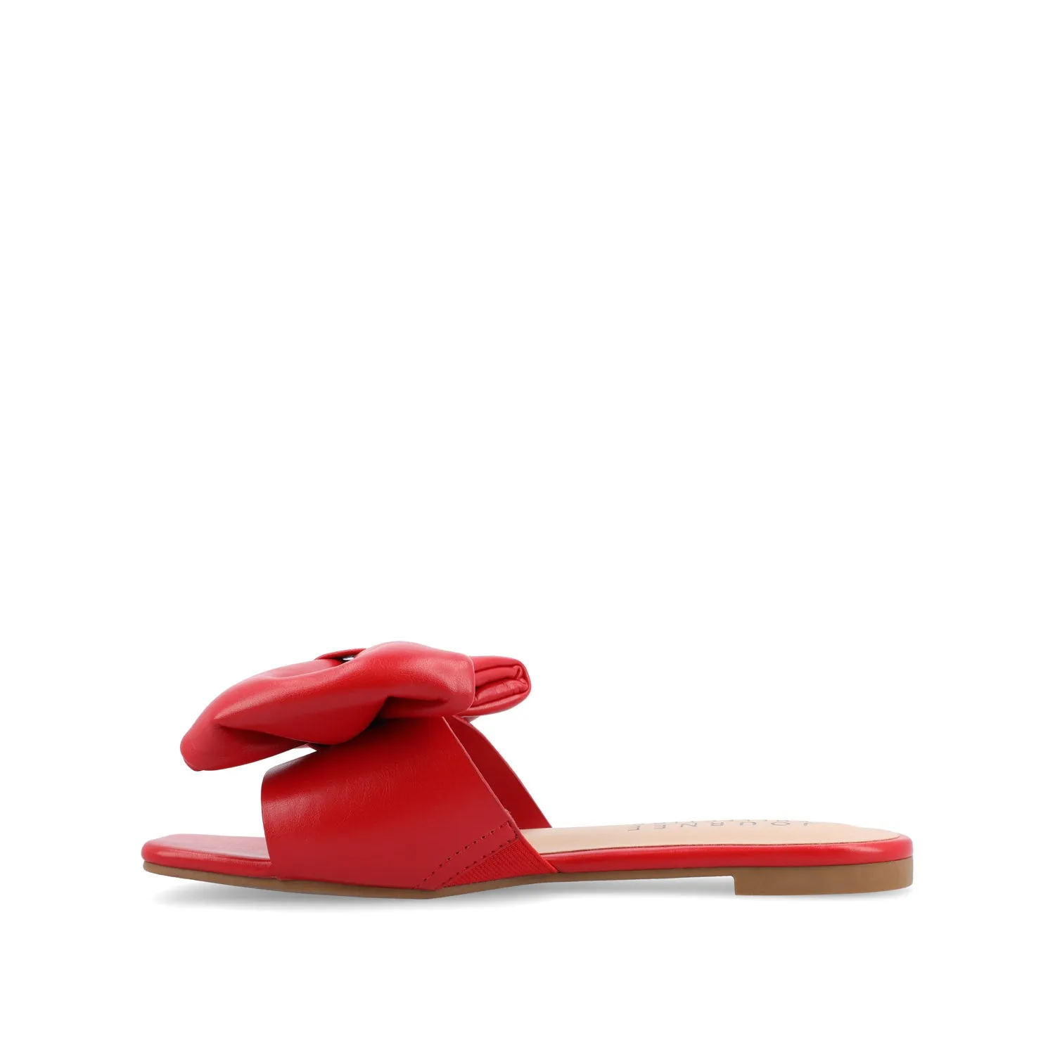 FAYRE PUFFED SLIDE SANDALS IN WIDE sea breeze