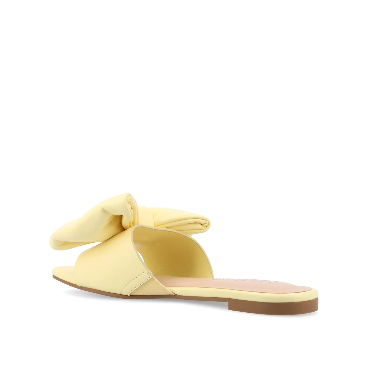 FAYRE PUFFED SLIDE SANDALS IN WIDE sea breeze