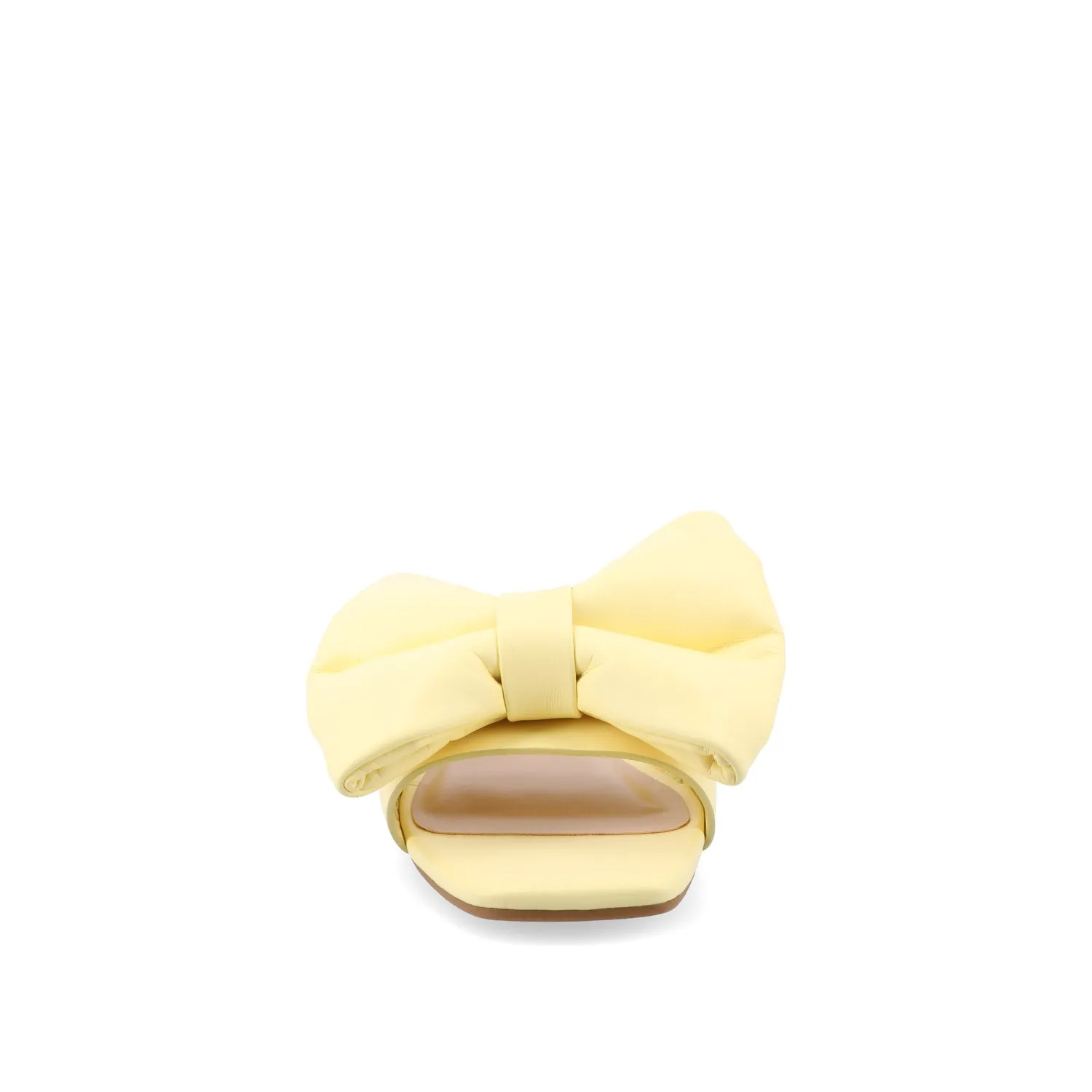 FAYRE PUFFED SLIDE SANDALS IN WIDE sea breeze