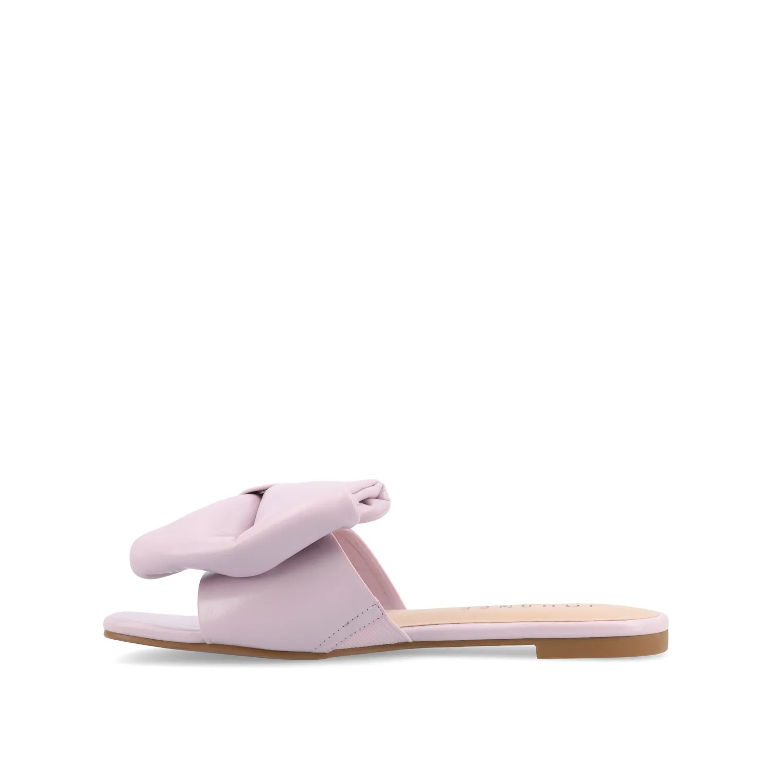 FAYRE PUFFED SLIDE SANDALS IN WIDE sea breeze