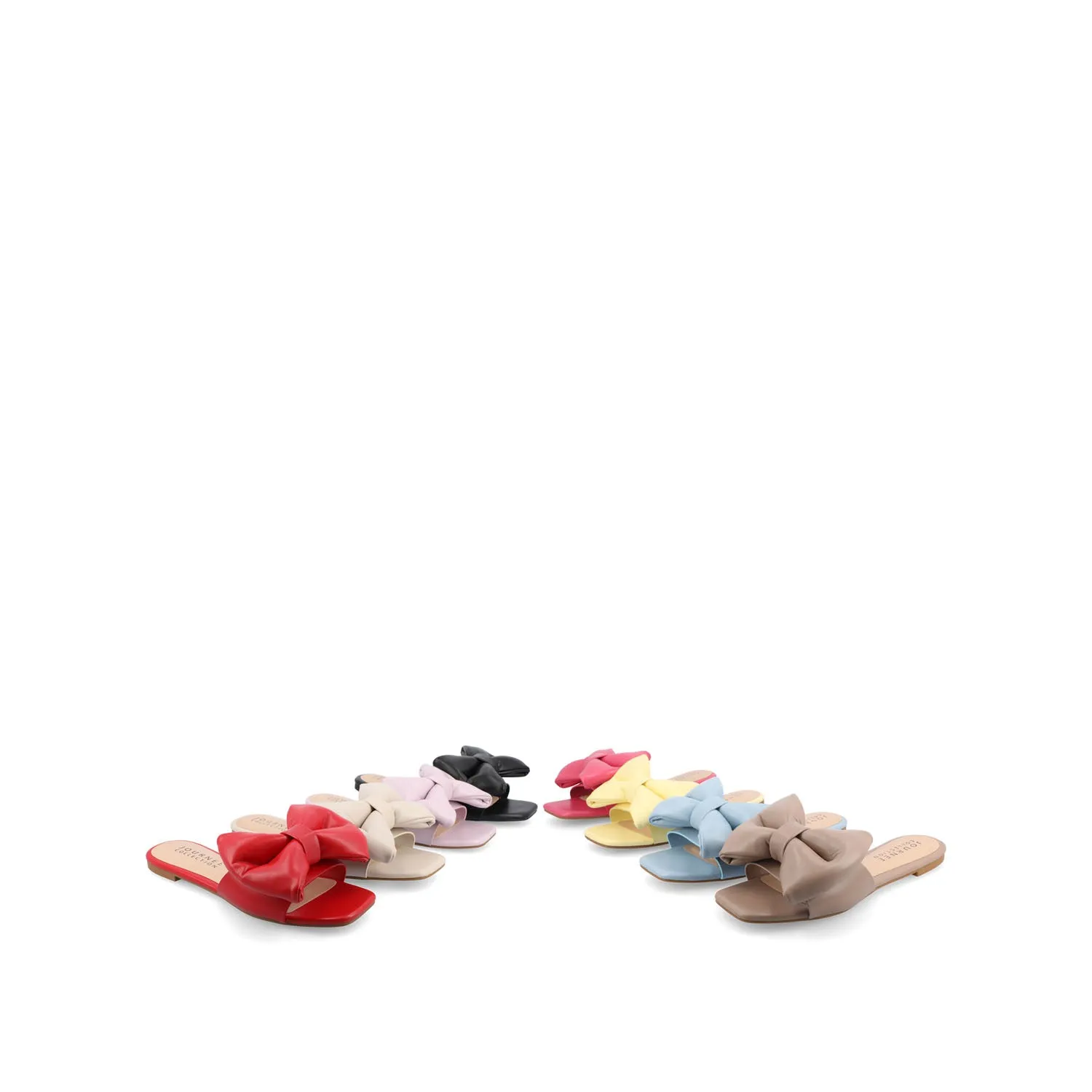 FAYRE PUFFED SLIDE SANDALS IN WIDE sea breeze