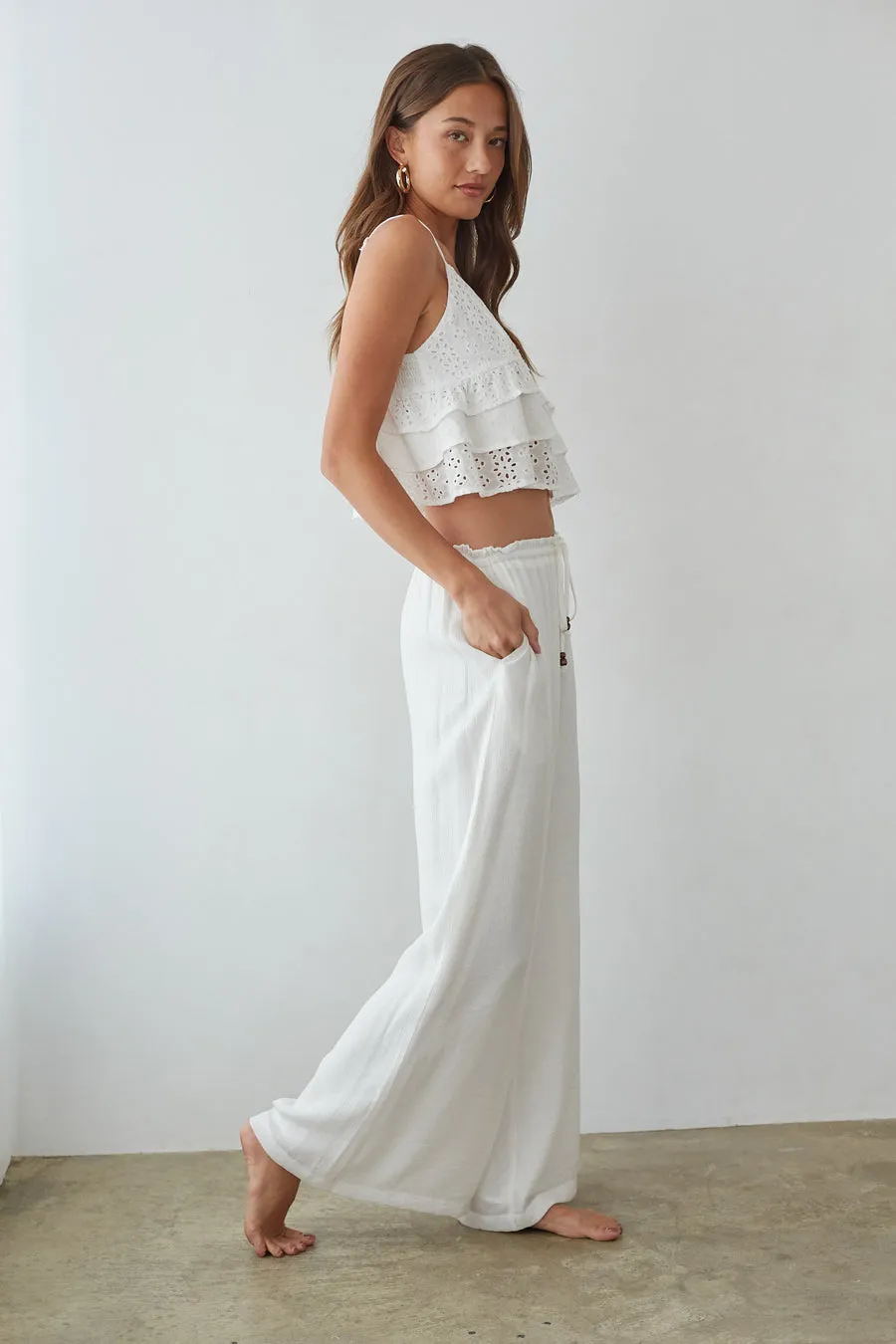 Florence Crinkle Pants sporty base
