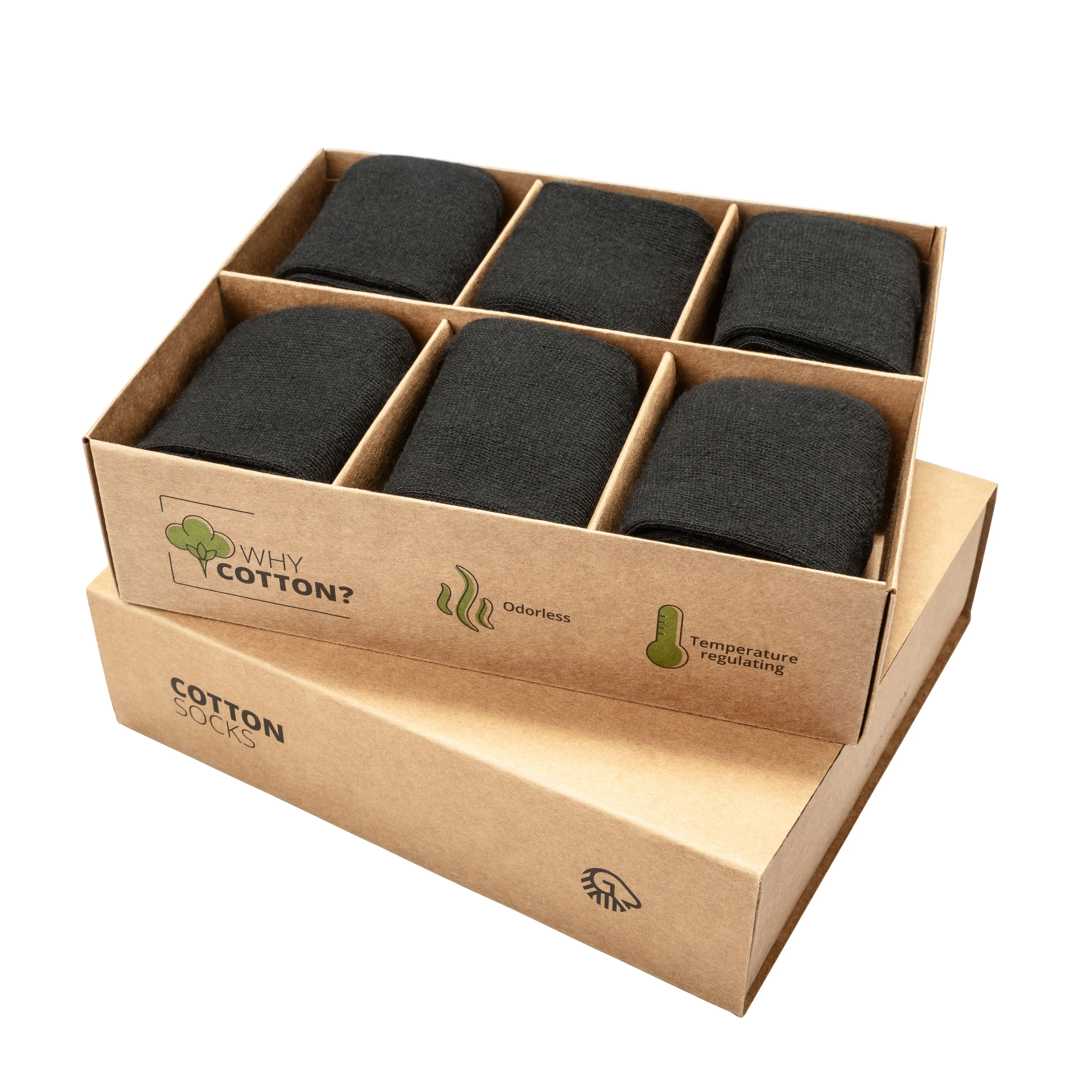 footie socks (6-pack) daily comfort