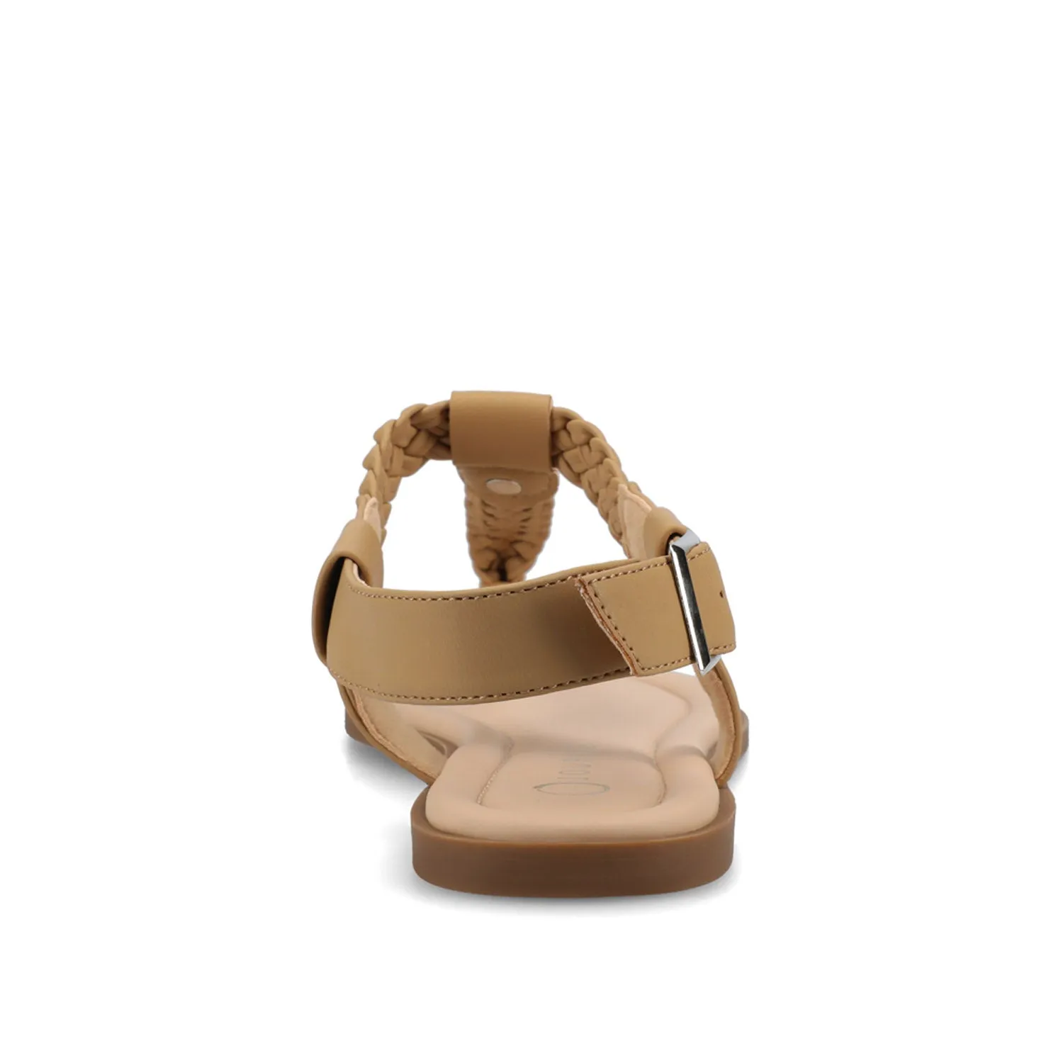 GENEVIVE T-STRAP SANDALS IN FAUX LEATHER fall step