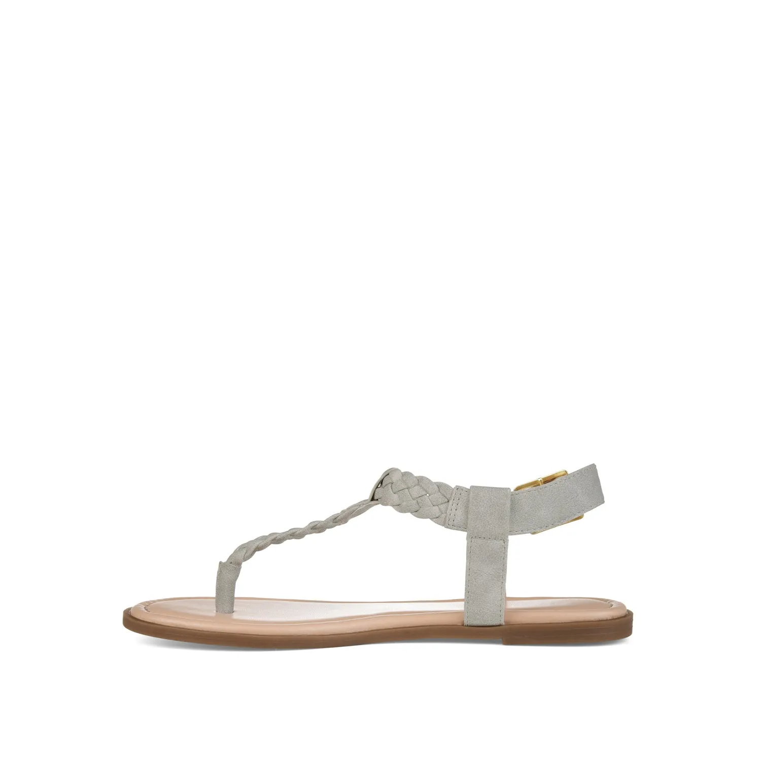 GENEVIVE T-STRAP SANDALS IN FAUX LEATHER fall step