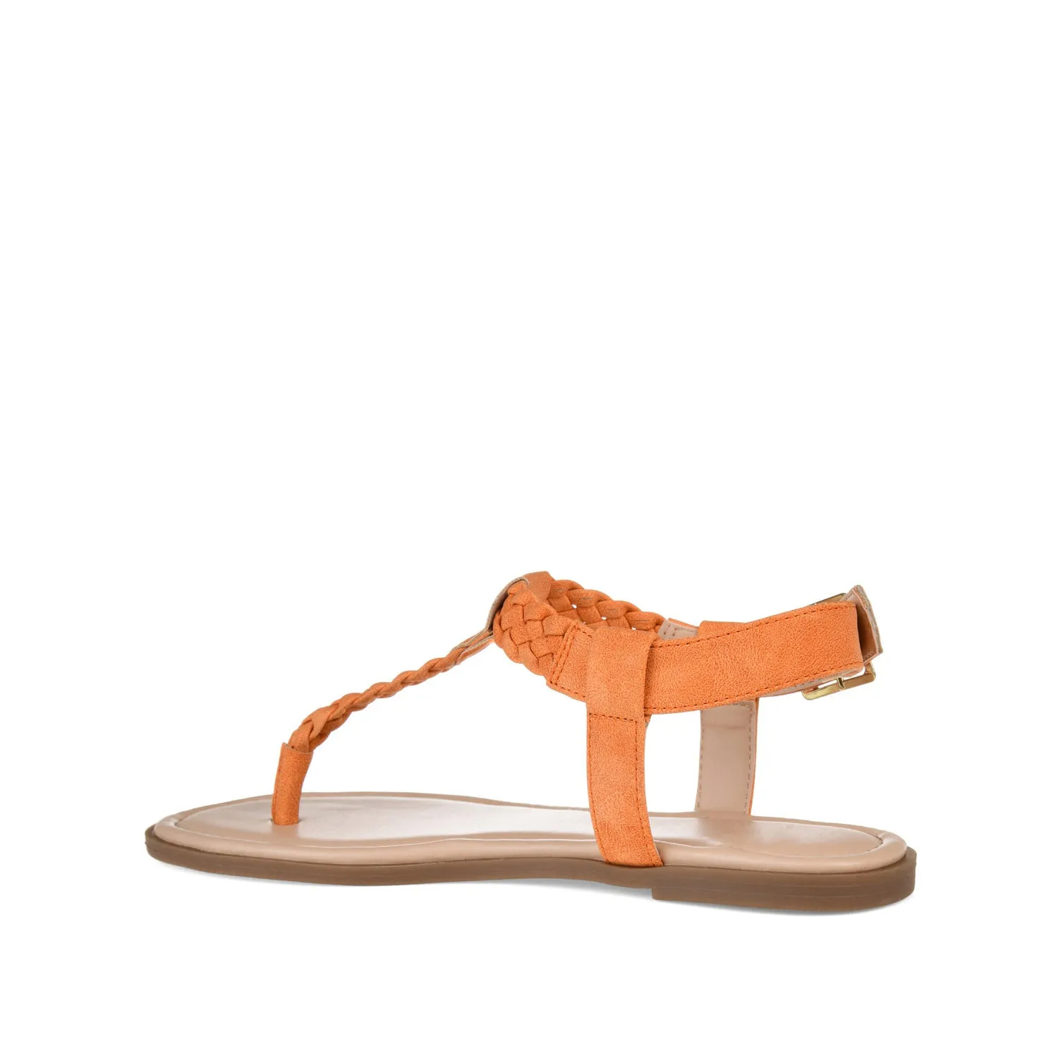 GENEVIVE T-STRAP SANDALS IN FAUX LEATHER fall step