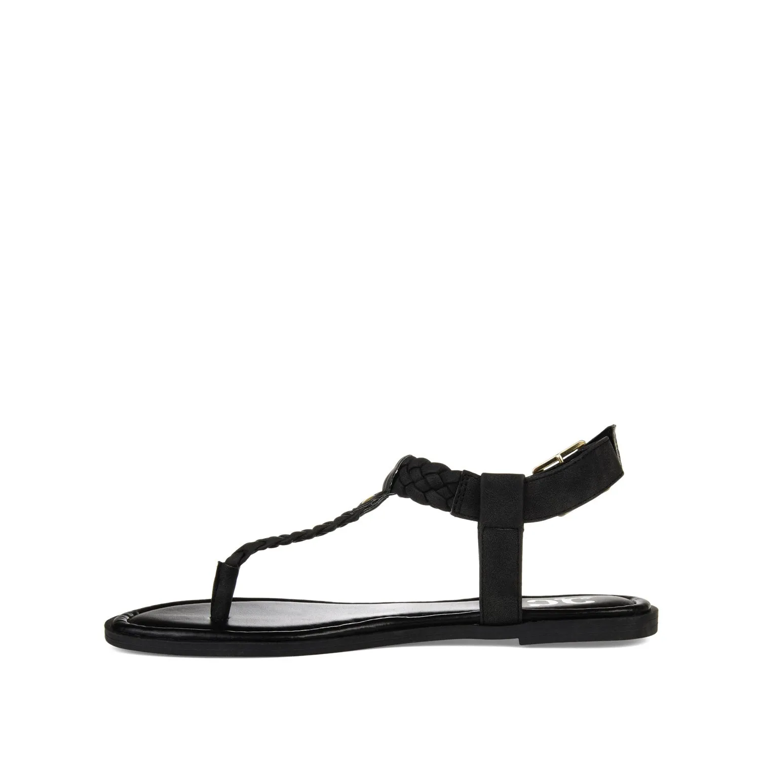 GENEVIVE T-STRAP SANDALS IN FAUX LEATHER fall step