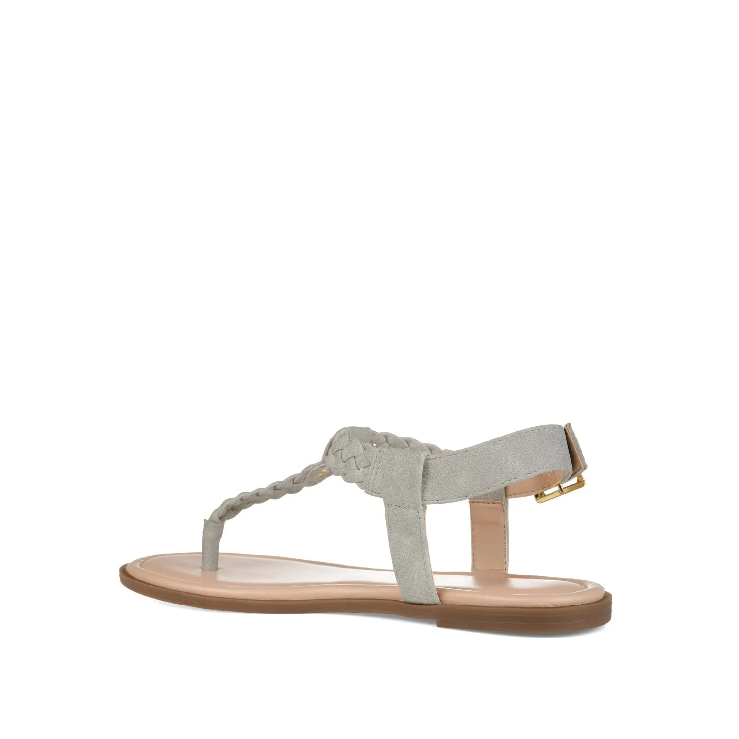 GENEVIVE T-STRAP SANDALS IN FAUX LEATHER fall step