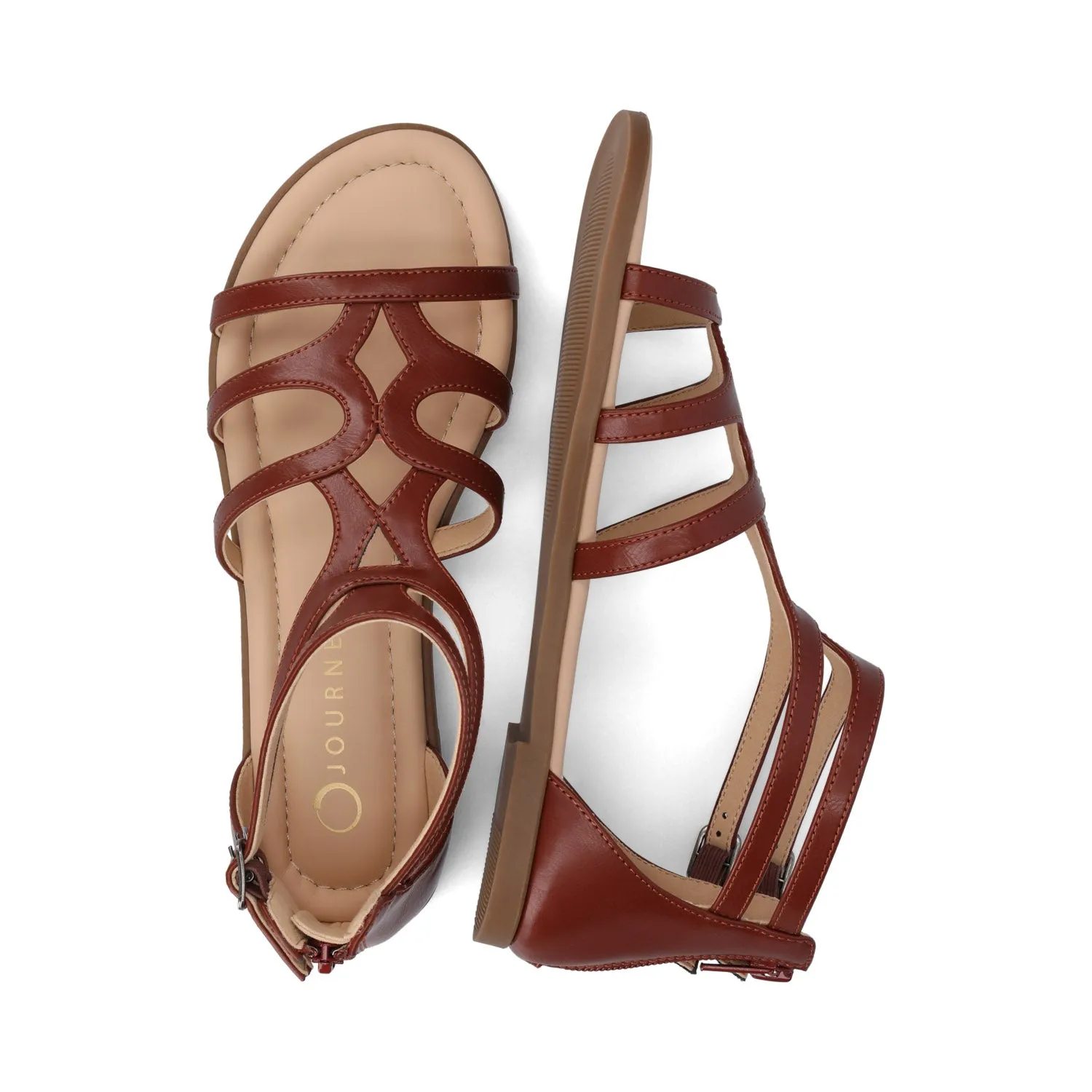 GENNEVA GLADIATOR SANDALS lace wrap