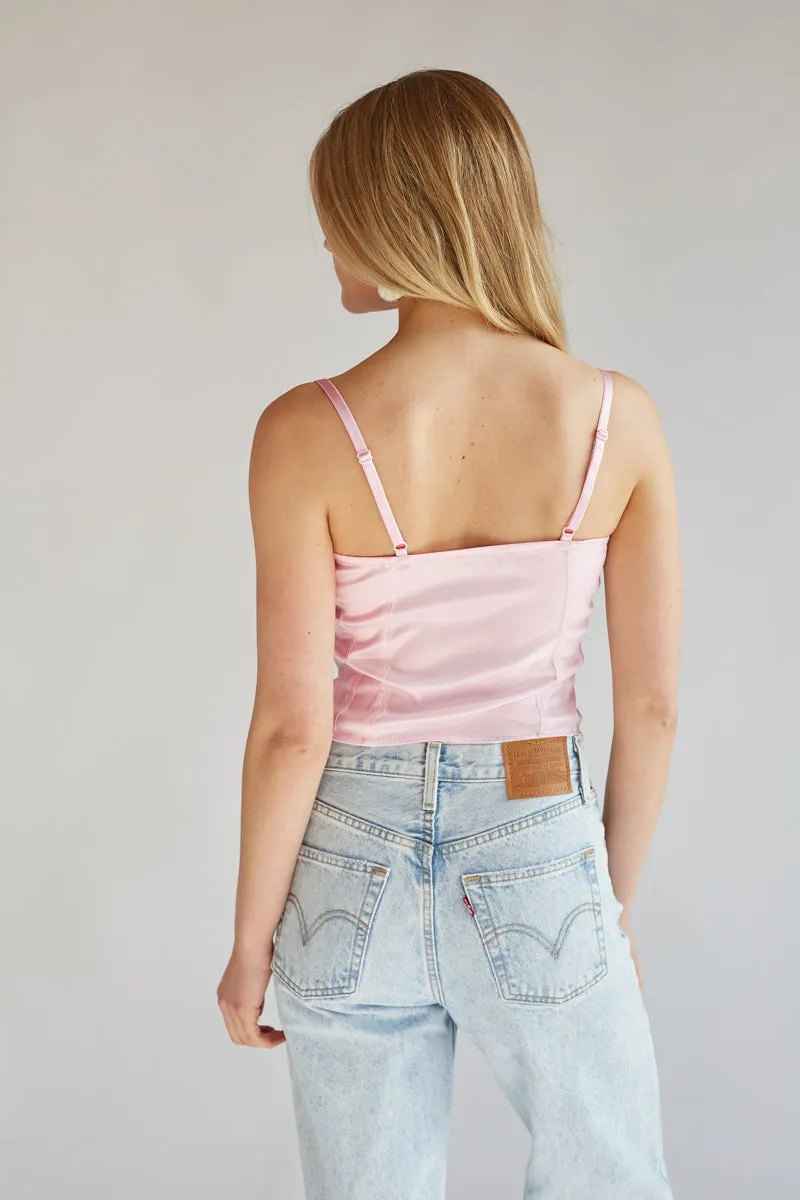 Gracey Lace Corset Top fall tone