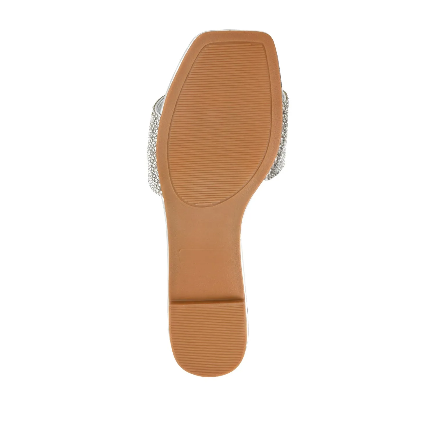 GRAYCE SLIDE SANDALS IN GLITTER MATERIAL wide foot