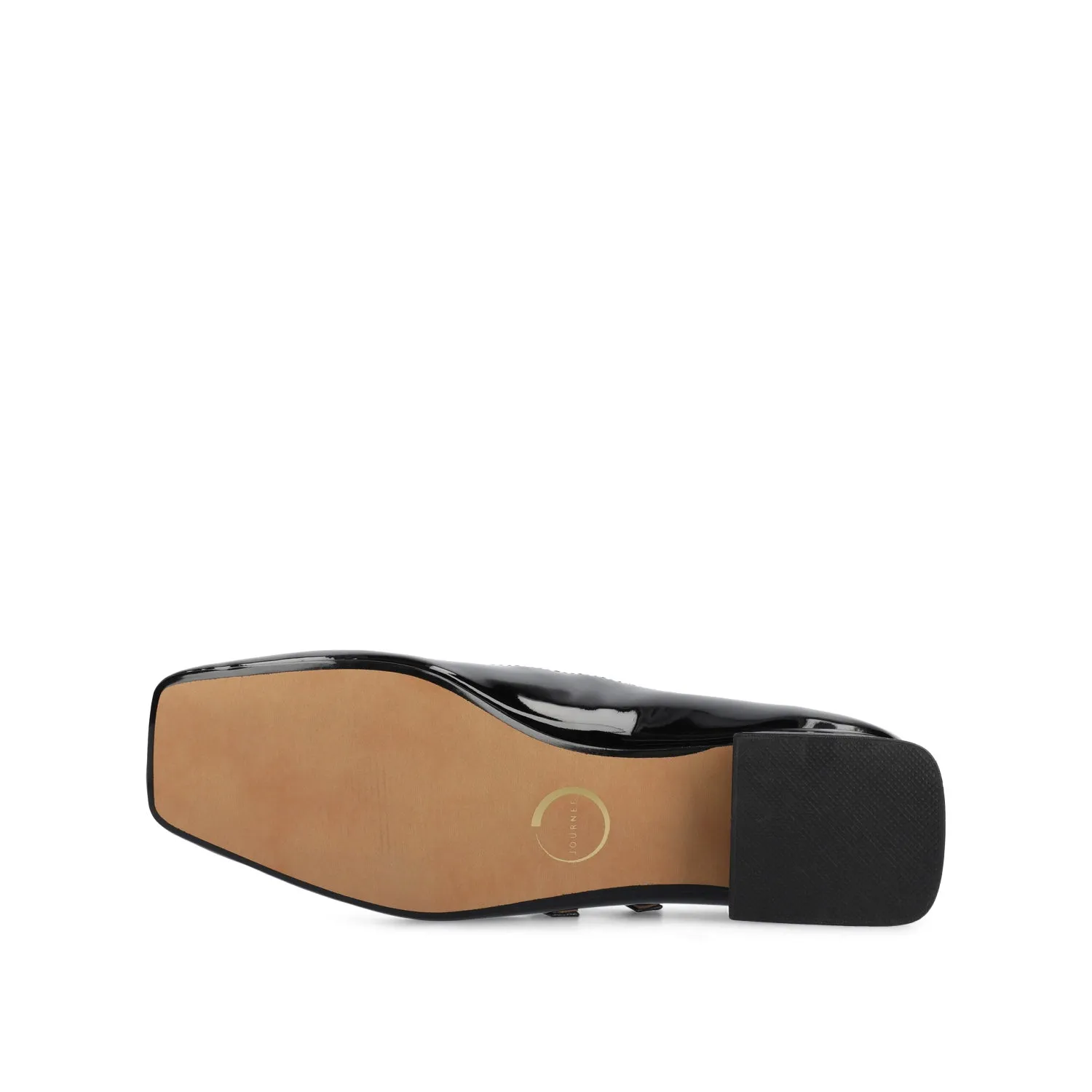 GREDAH MARY JANE FLATS IN FAUX LEATHER soft sole