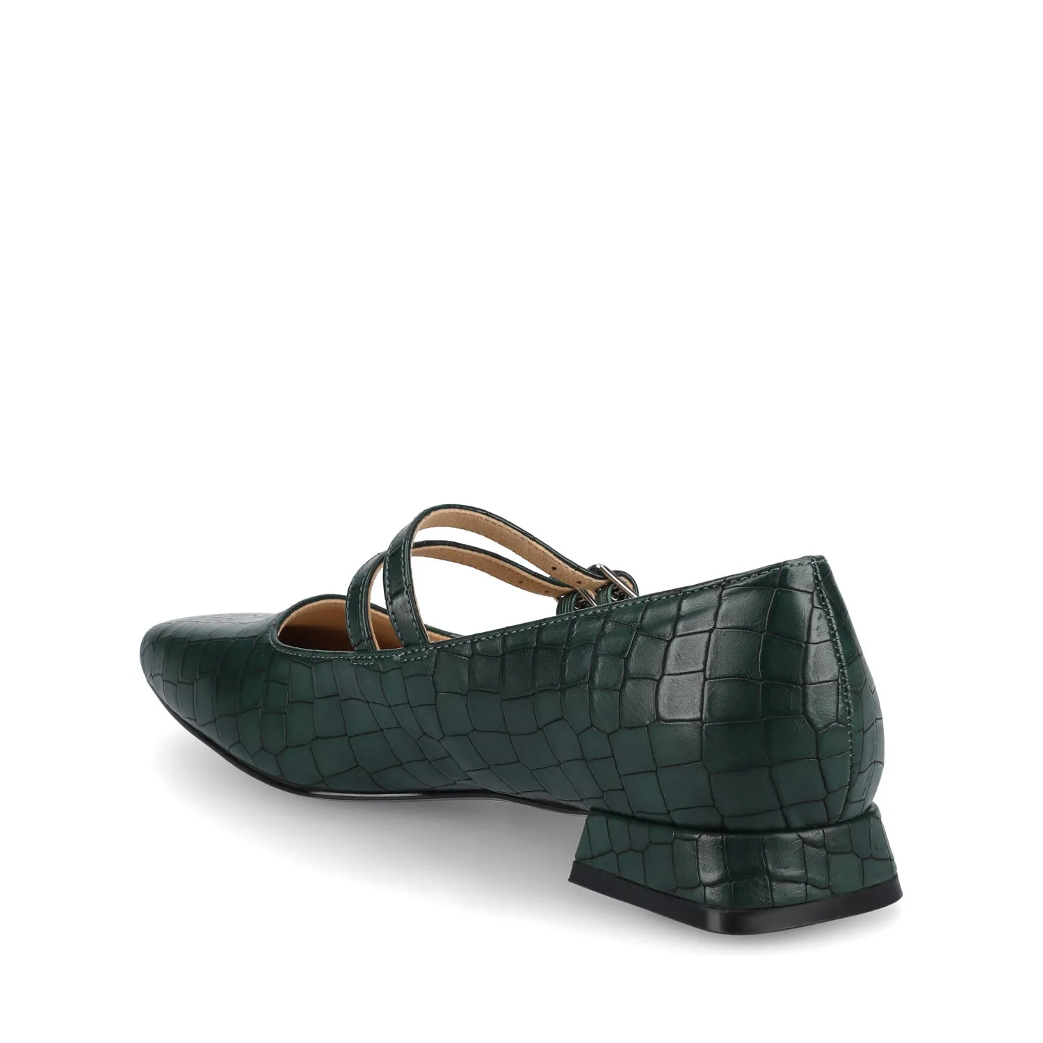 GREDAH MARY JANE FLATS IN FAUX LEATHER soft sole