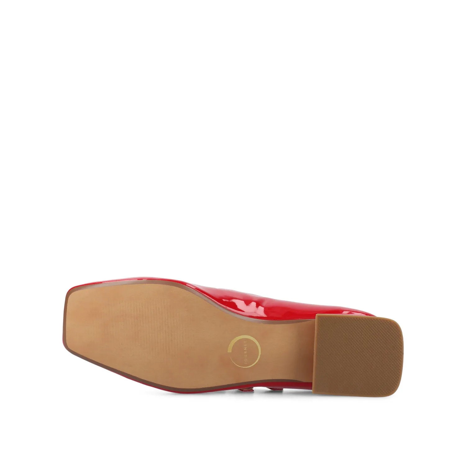 GREDAH MARY JANE FLATS IN FAUX LEATHER soft sole