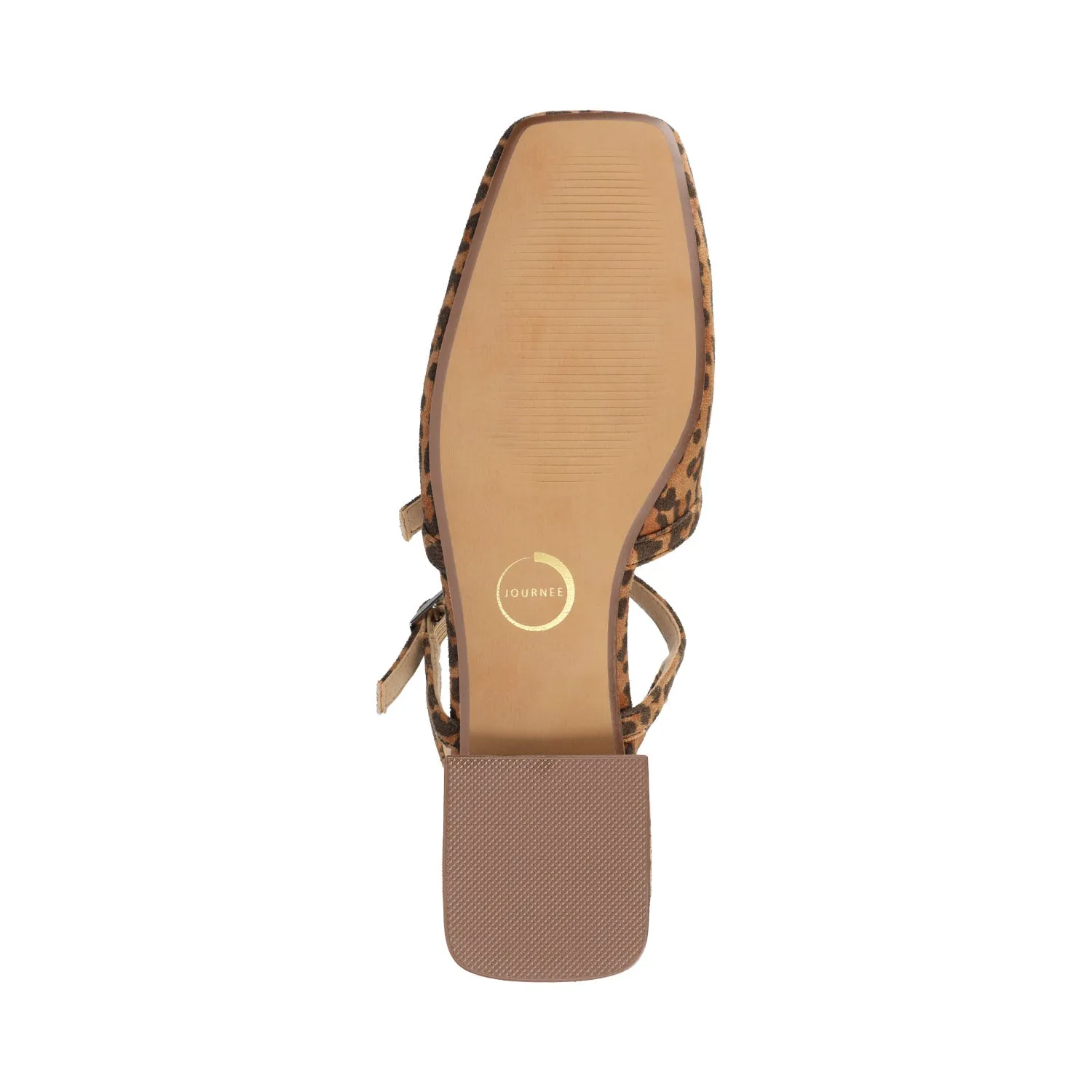 GRETCHENN HEELED FLATS IN FAUX LEATHER blush pink