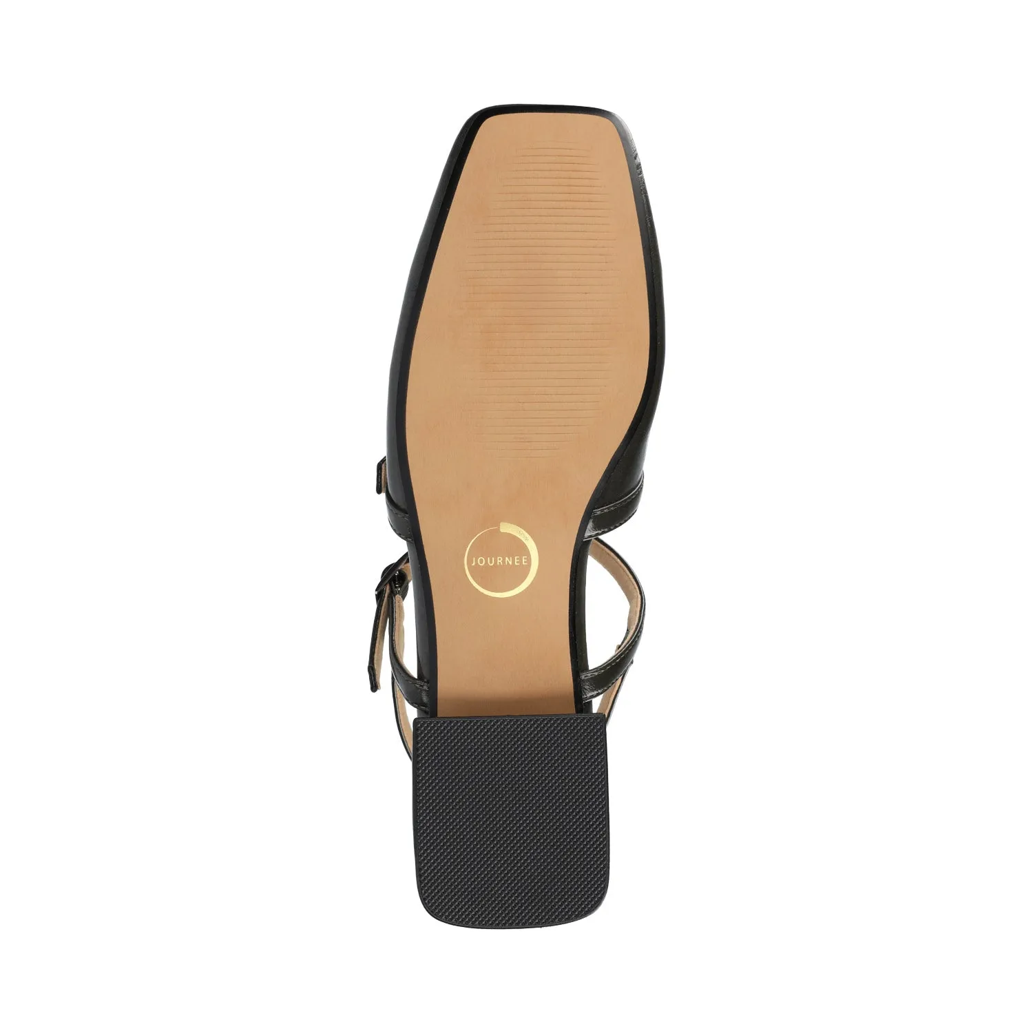GRETCHENN HEELED FLATS IN FAUX LEATHER blush pink