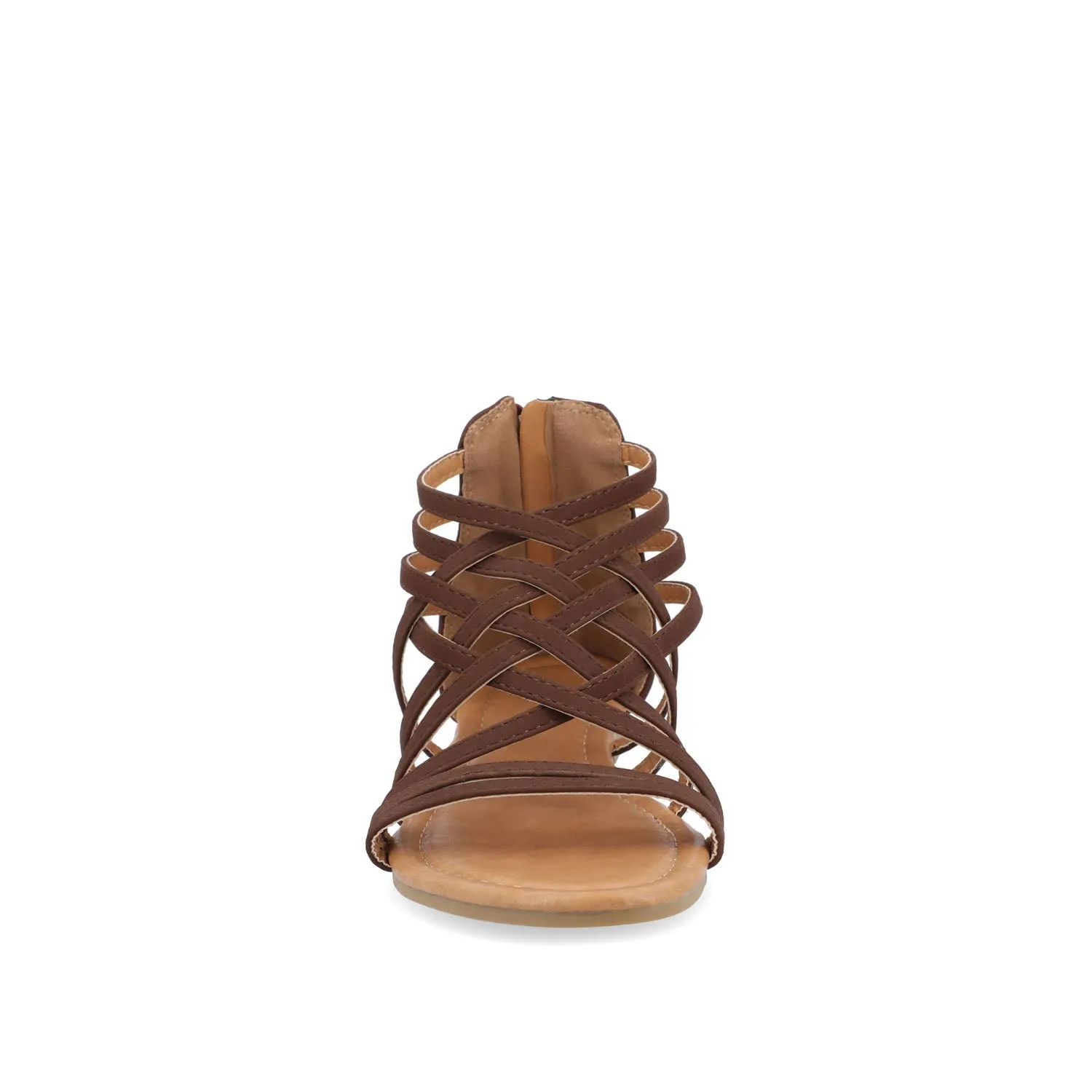 HANNI GLADIATOR SANDALS IN FAUX LEATHER grip base