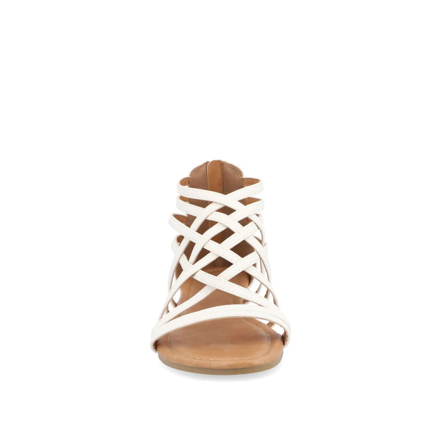 HANNI GLADIATOR SANDALS IN FAUX LEATHER grip base