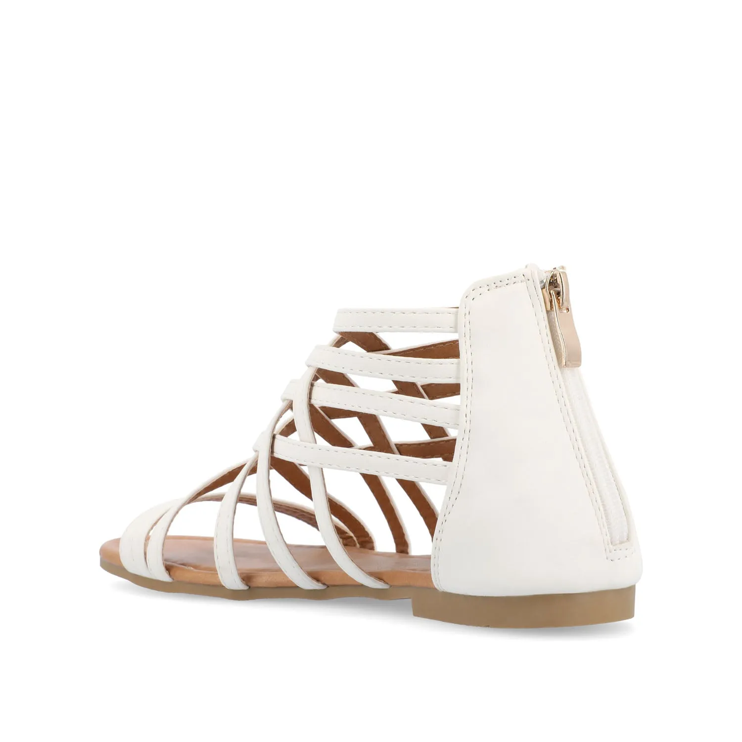 HANNI GLADIATOR SANDALS IN FAUX LEATHER grip base