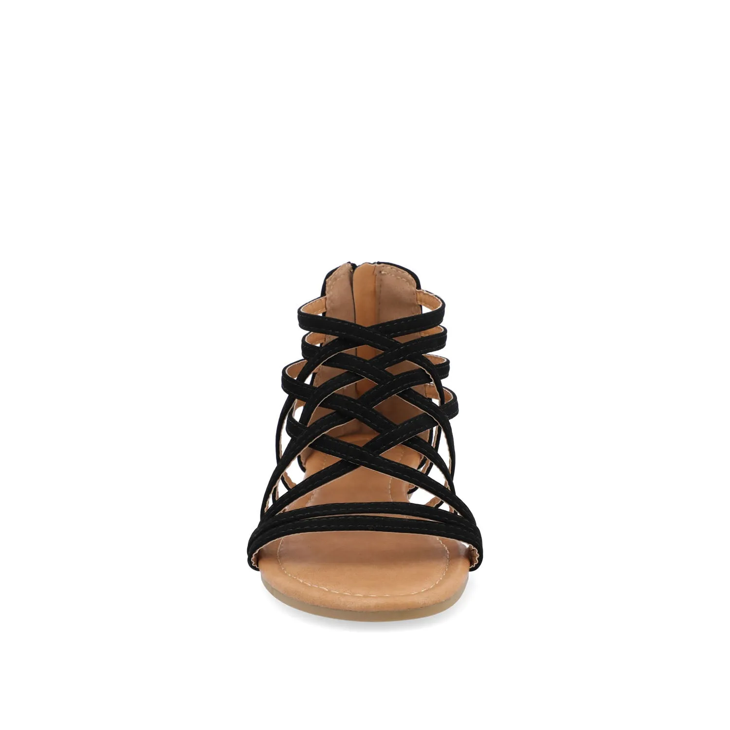 HANNI GLADIATOR SANDALS IN FAUX LEATHER grip base