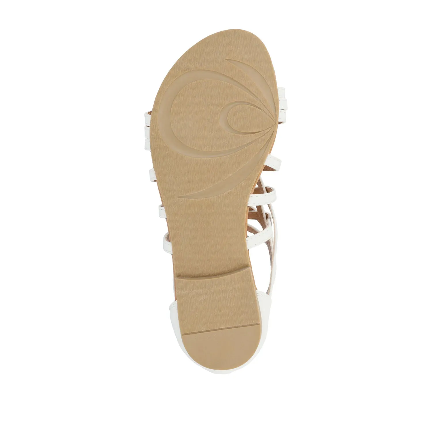HANNI GLADIATOR SANDALS IN FAUX LEATHER grip base