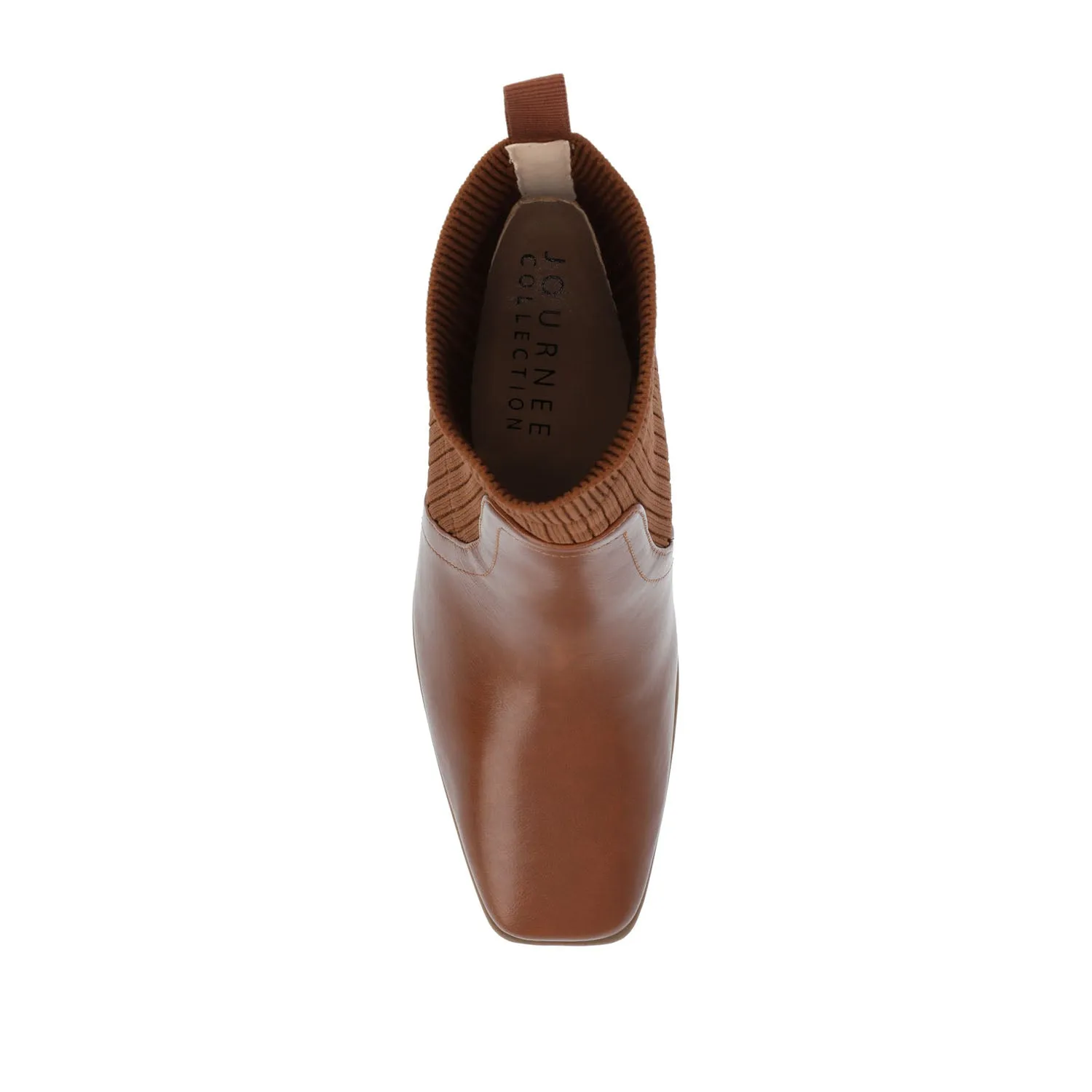 HARLOWE CHELSEA BOOTIES IN FAUX LEATHER cowboy vibe