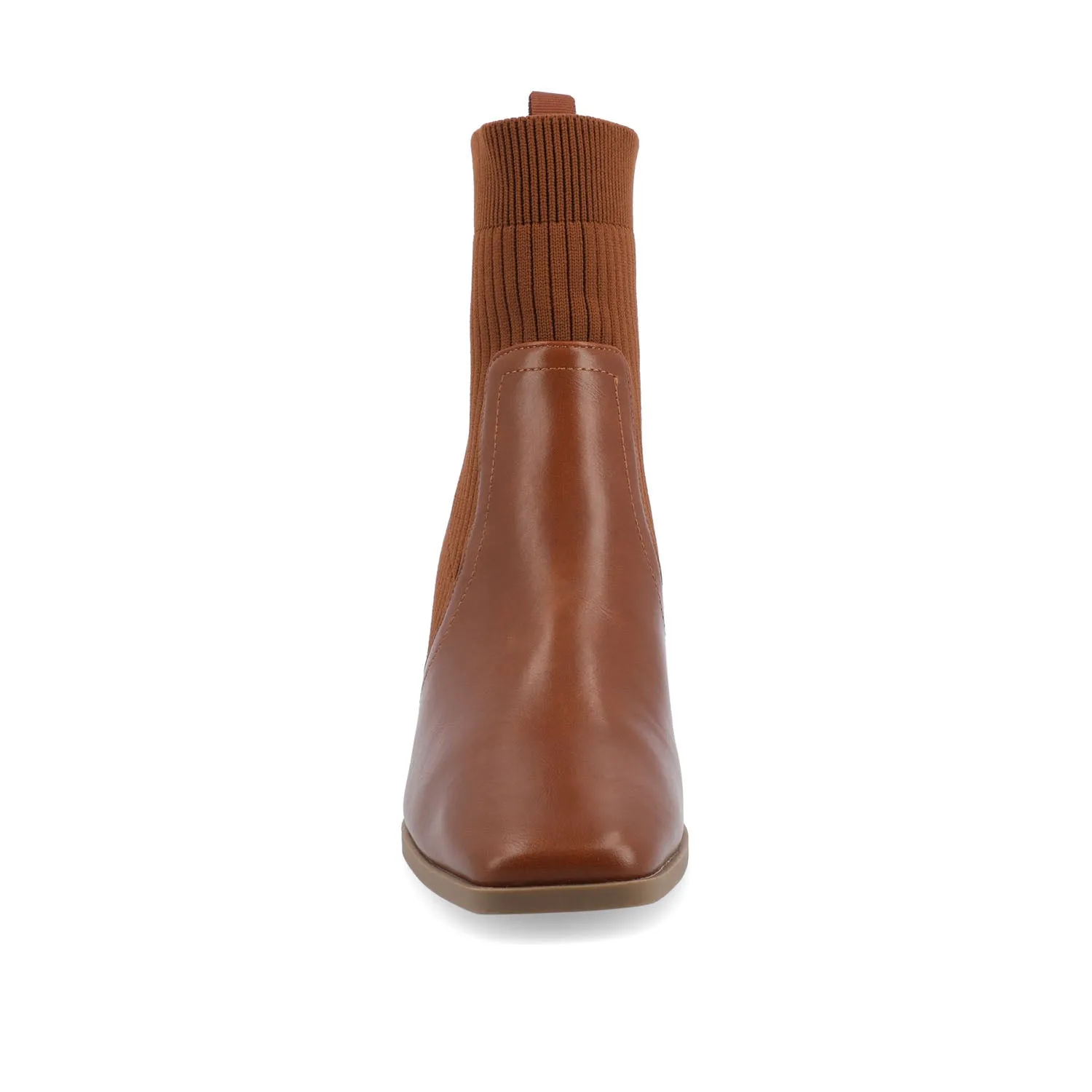 HARLOWE CHELSEA BOOTIES IN FAUX LEATHER cowboy vibe