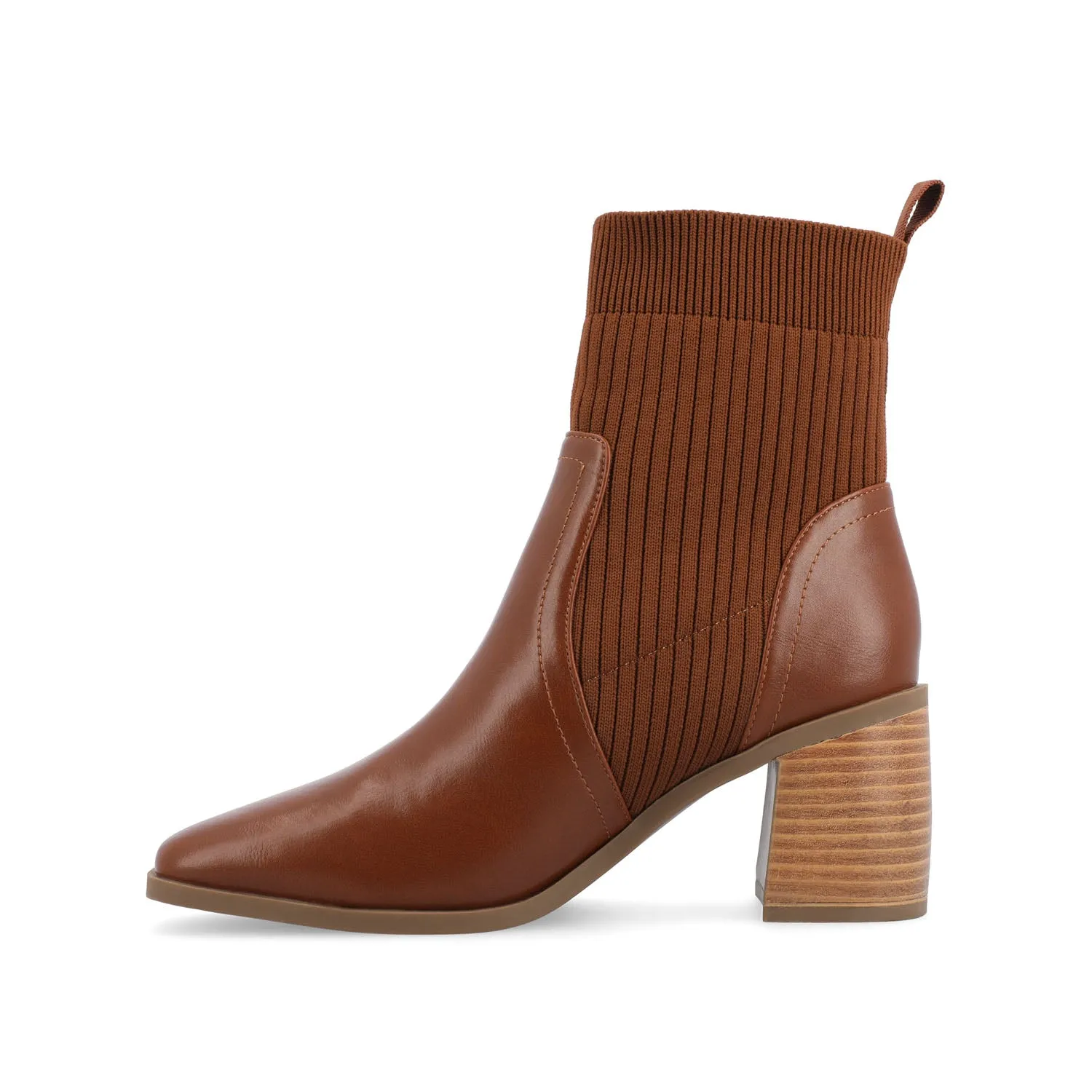 HARLOWE CHELSEA BOOTIES IN FAUX LEATHER cowboy vibe