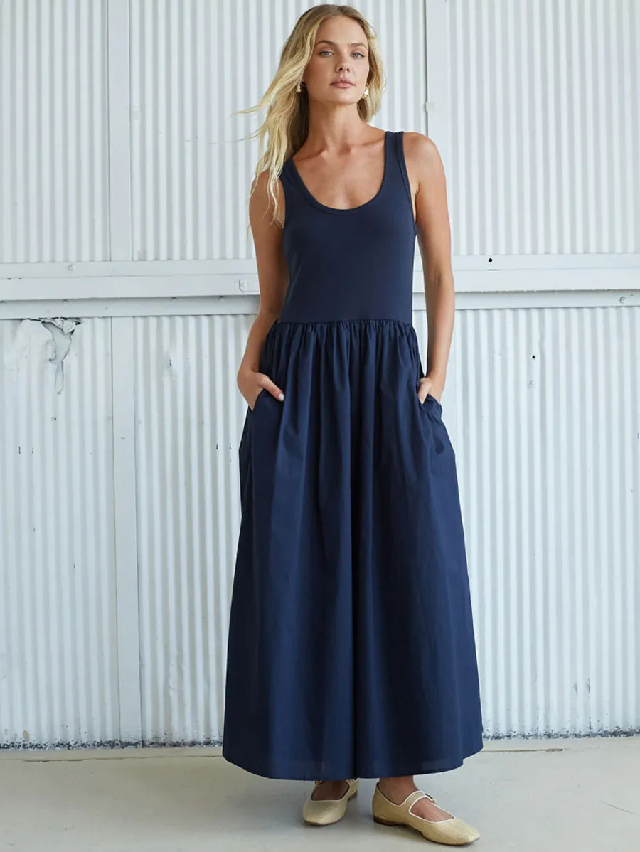 Hartford Linen Maxi Dress smooth flow