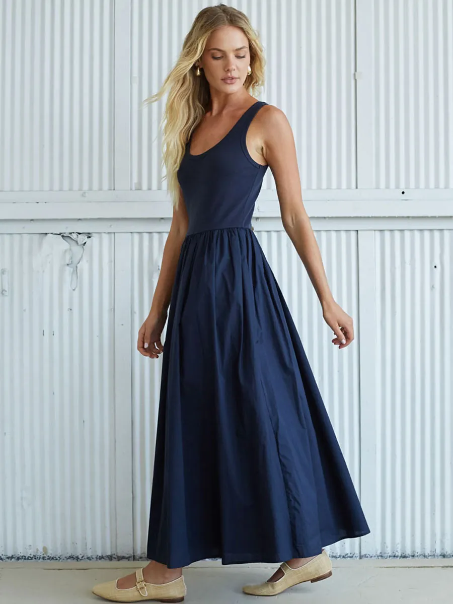 Hartford Linen Maxi Dress smooth flow