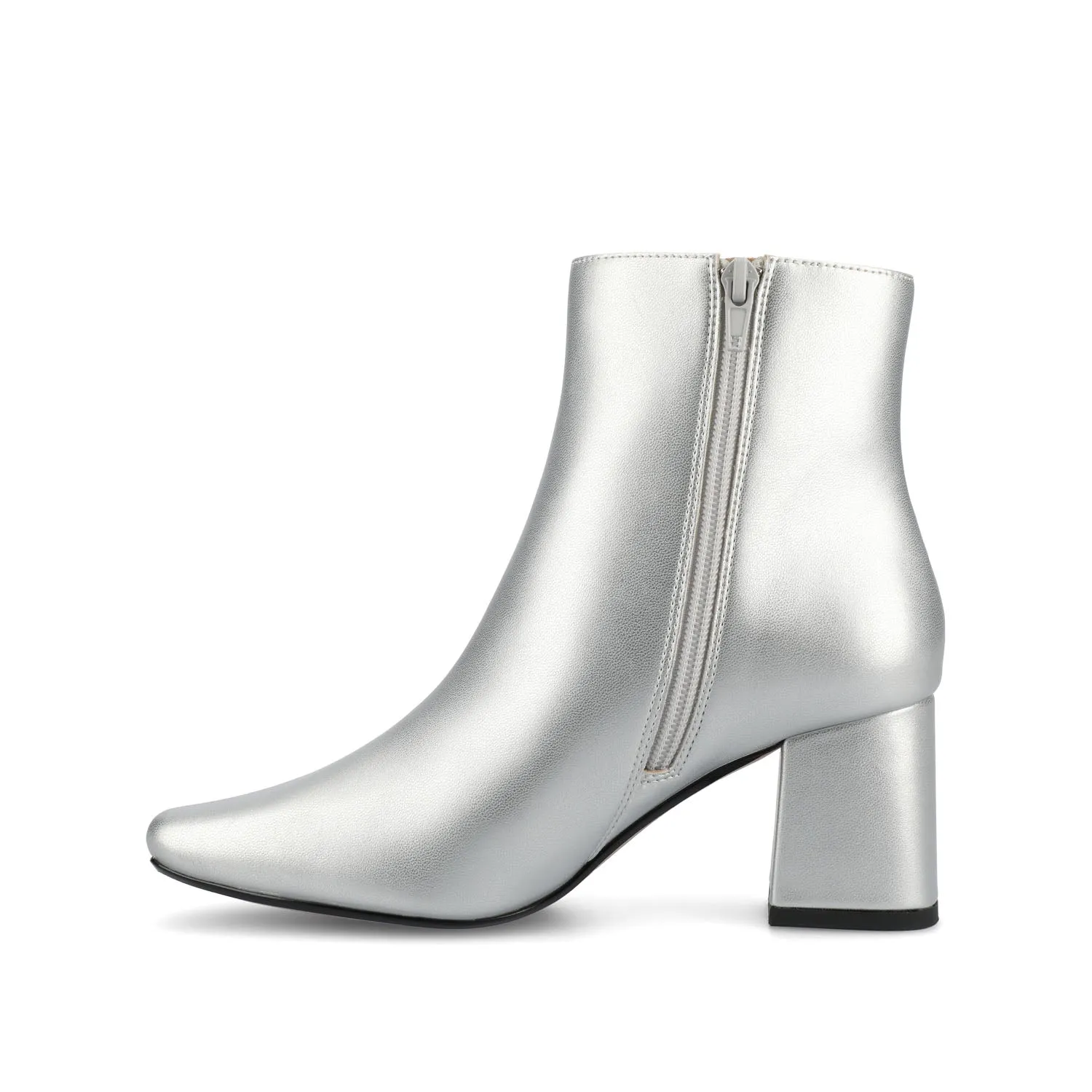 HAYLINN SQUARE TOE BOOTIES IN FAUX LEATHER cabin cozy