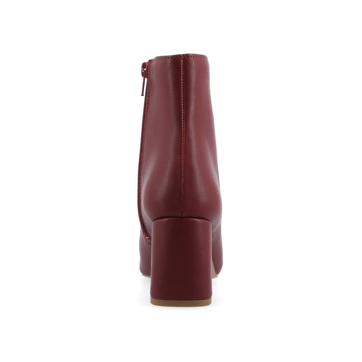 HAYLINN SQUARE TOE BOOTIES IN FAUX LEATHER cabin cozy