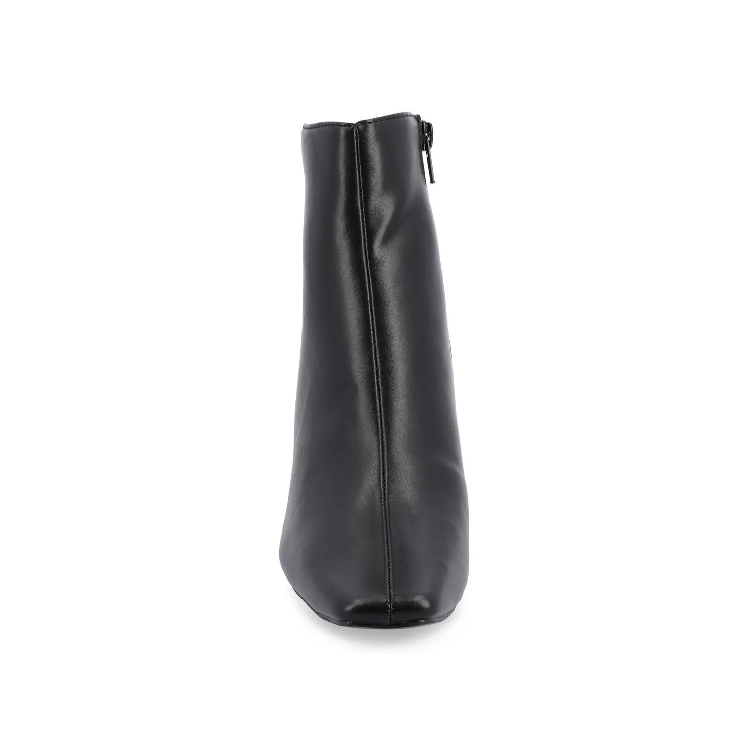 HAYLINN SQUARE TOE BOOTIES IN FAUX LEATHER cabin cozy