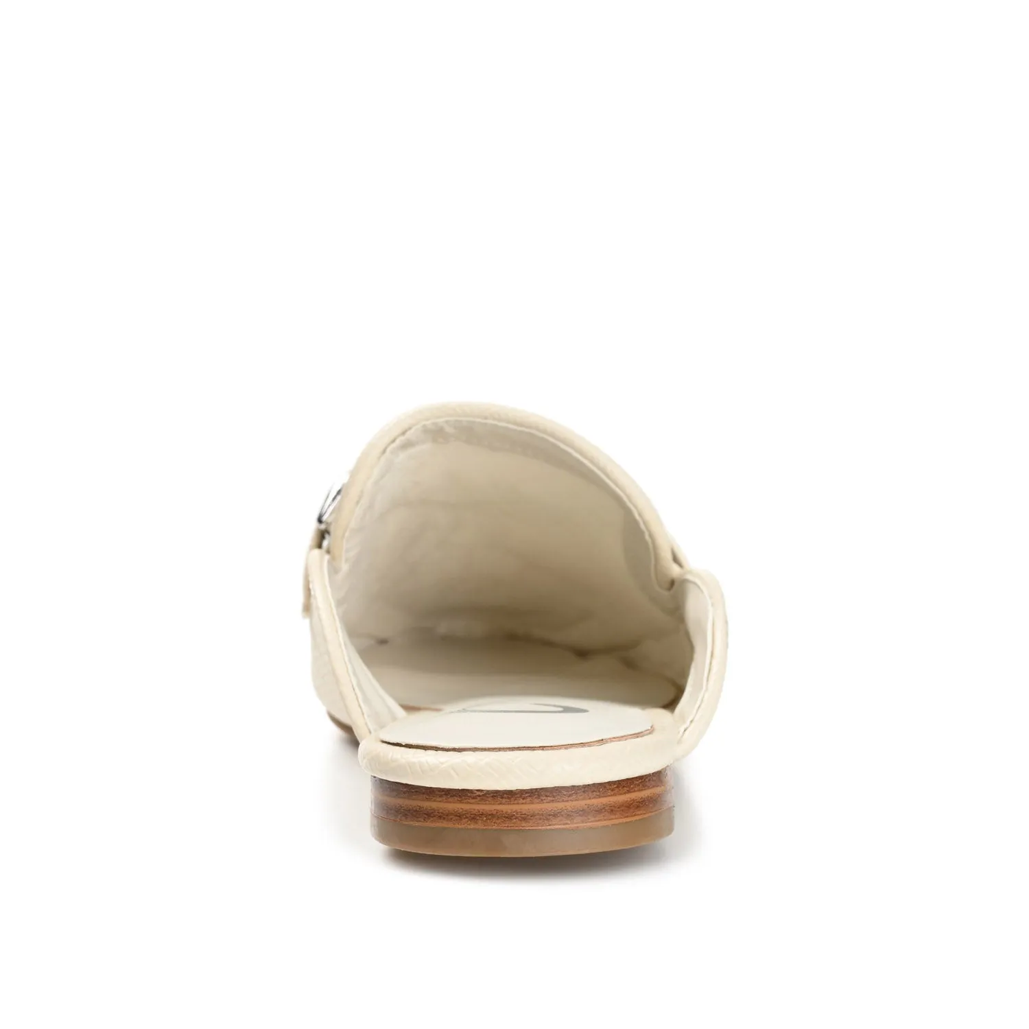 HAZINA MULED LOAFER FLATS IN LIZARD padded sole