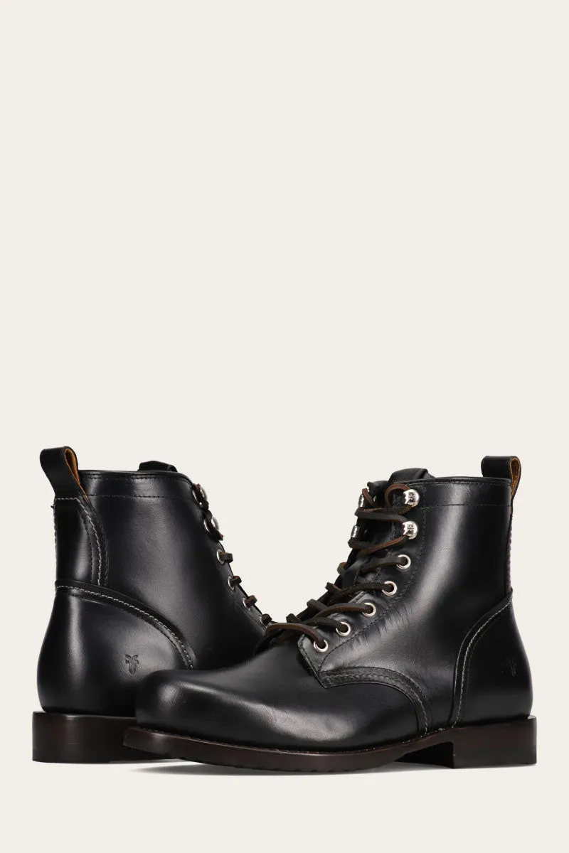 Hudson Workboot Plain Toe edgy girl