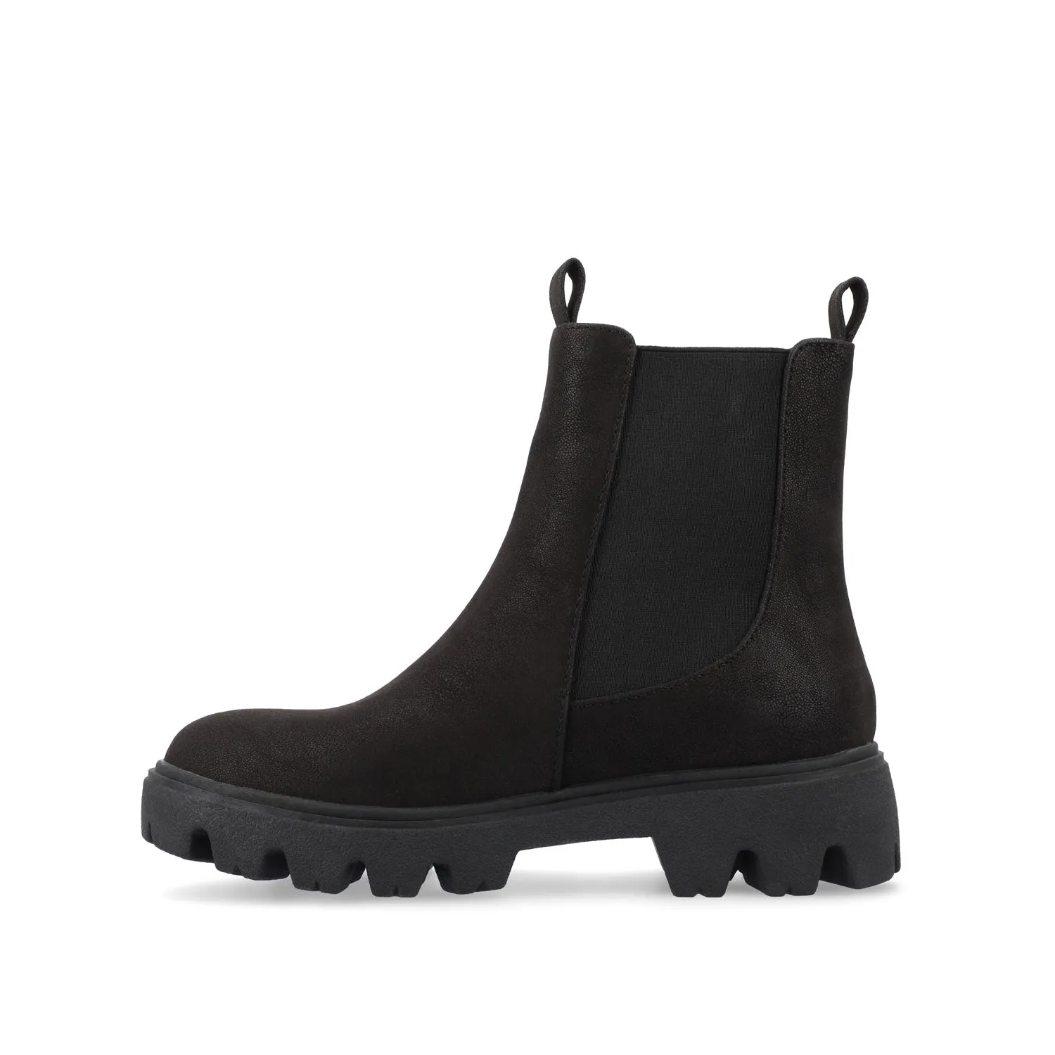IVETTE CHELSEA BOOTIES IN FAUX LEATHER fast pace