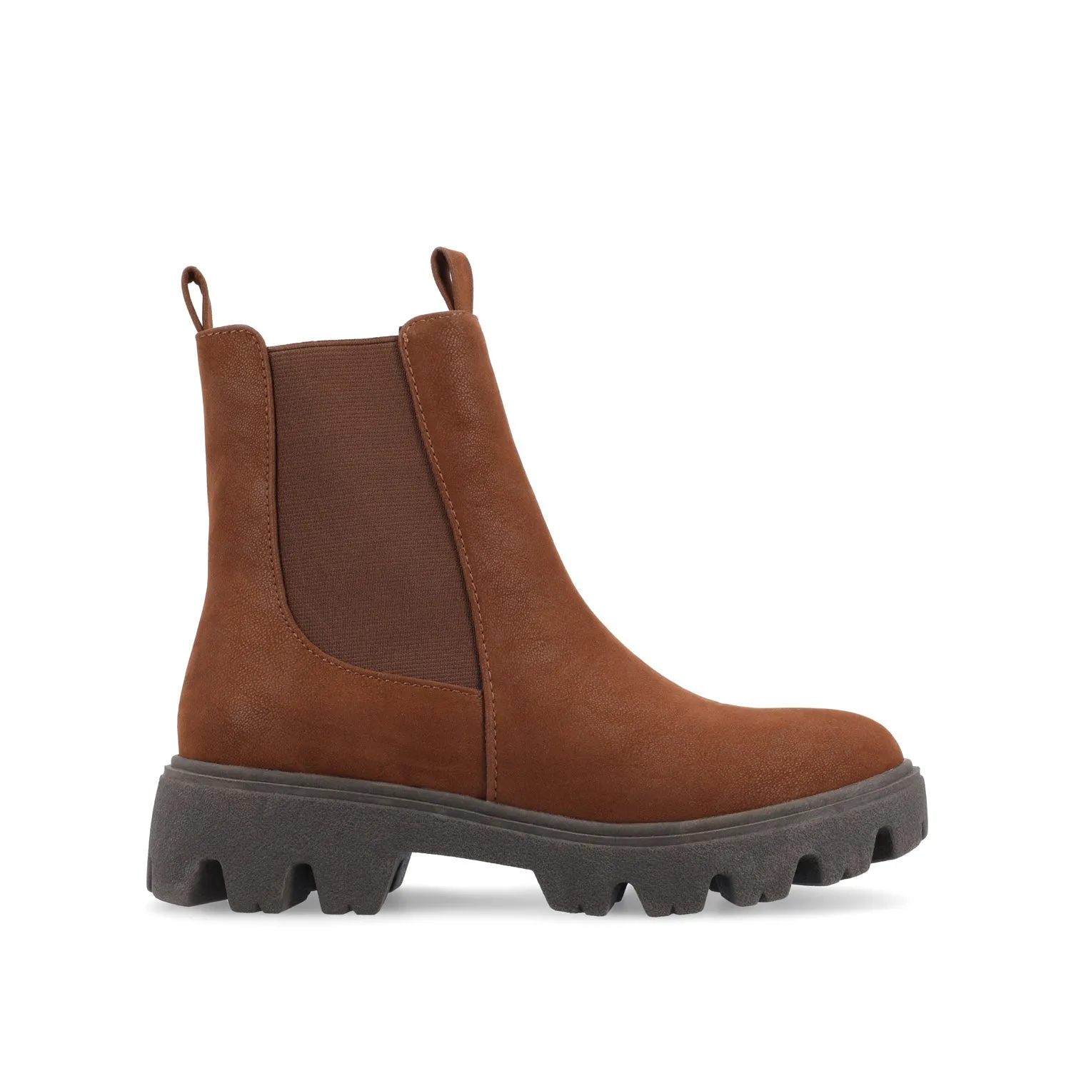 IVETTE CHELSEA BOOTIES IN FAUX LEATHER fast pace