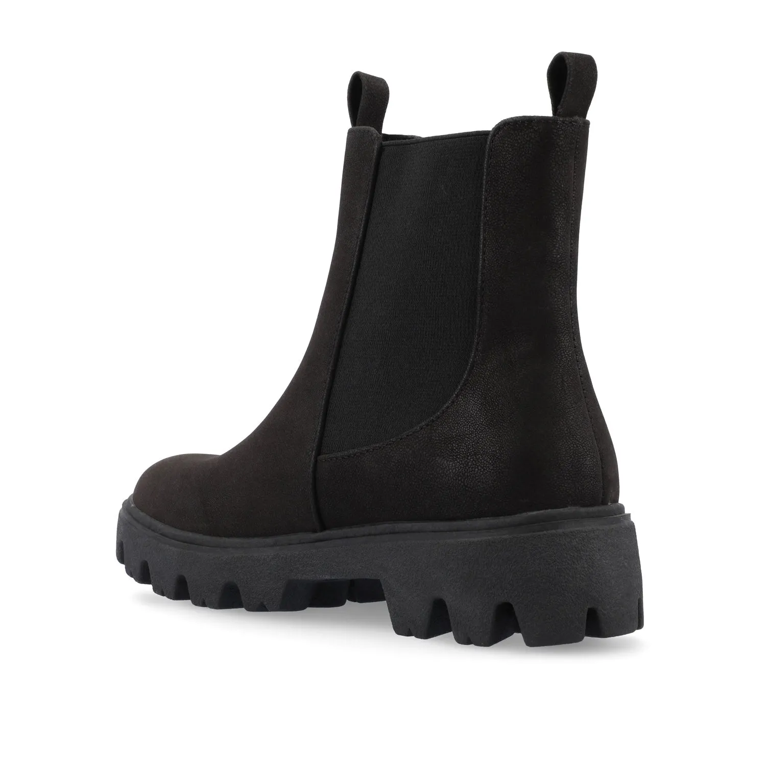 IVETTE CHELSEA BOOTIES IN FAUX LEATHER fast pace