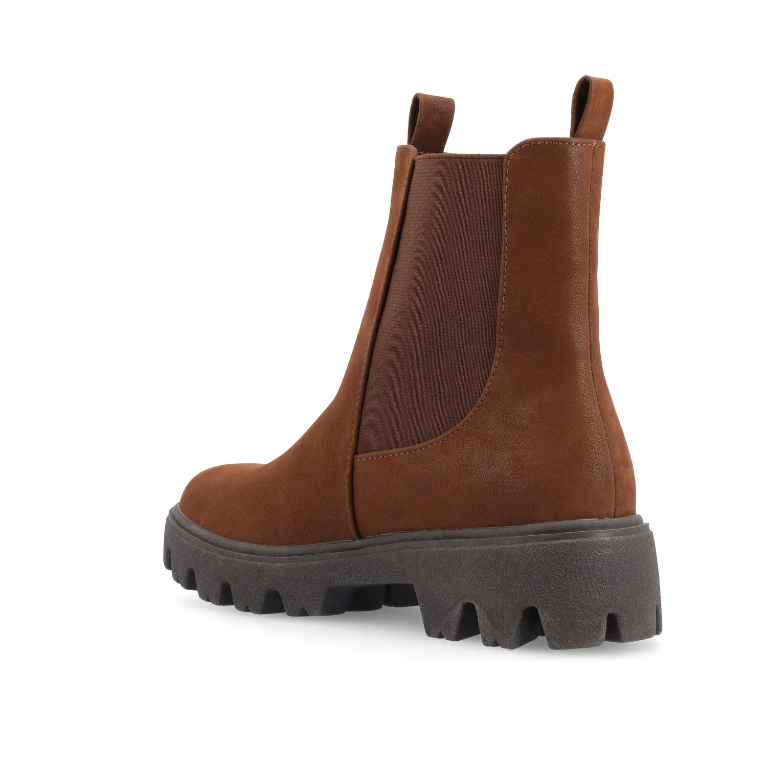 IVETTE CHELSEA BOOTIES IN FAUX LEATHER fast pace