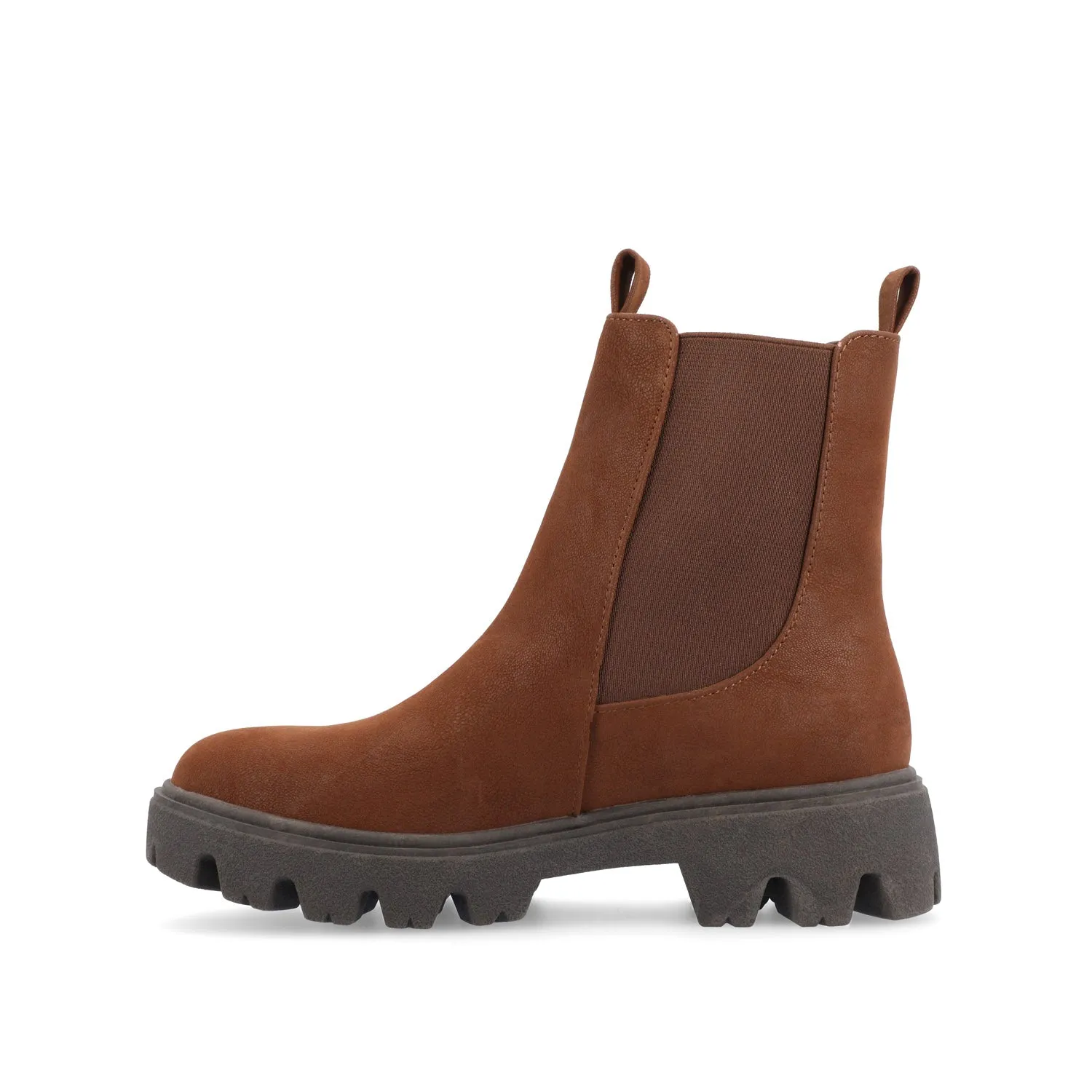 IVETTE CHELSEA BOOTIES IN FAUX LEATHER fast pace
