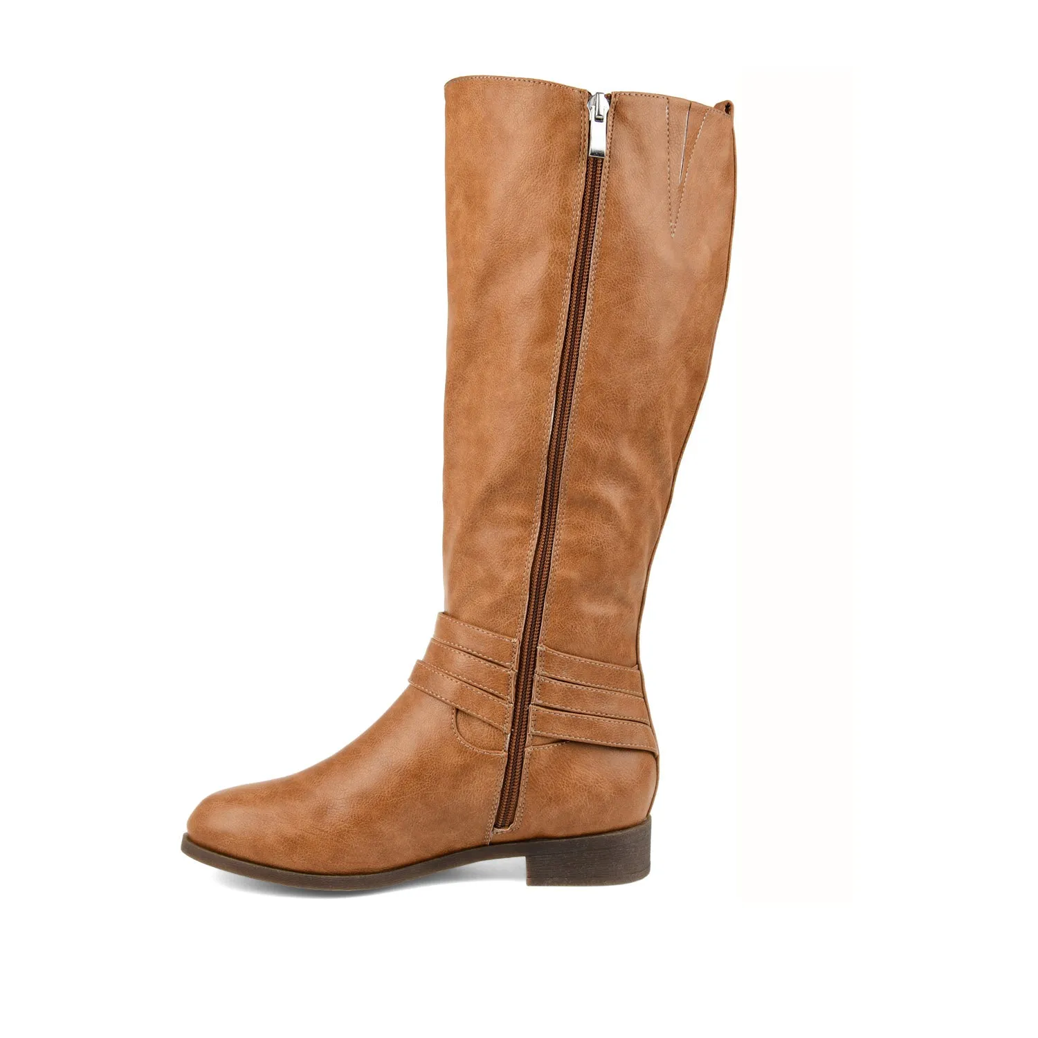 IVIE KNEE HIGH BOOTS IN FAUX LEATHER snow proof