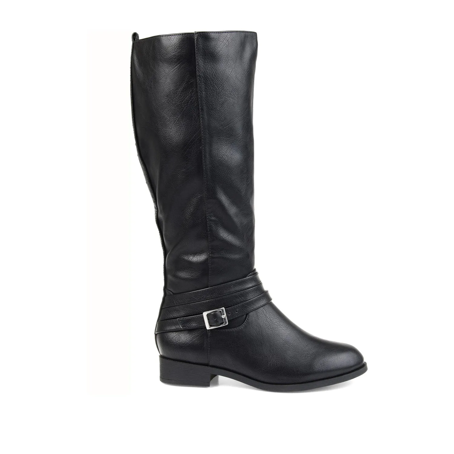 IVIE KNEE HIGH BOOTS IN FAUX LEATHER snow proof
