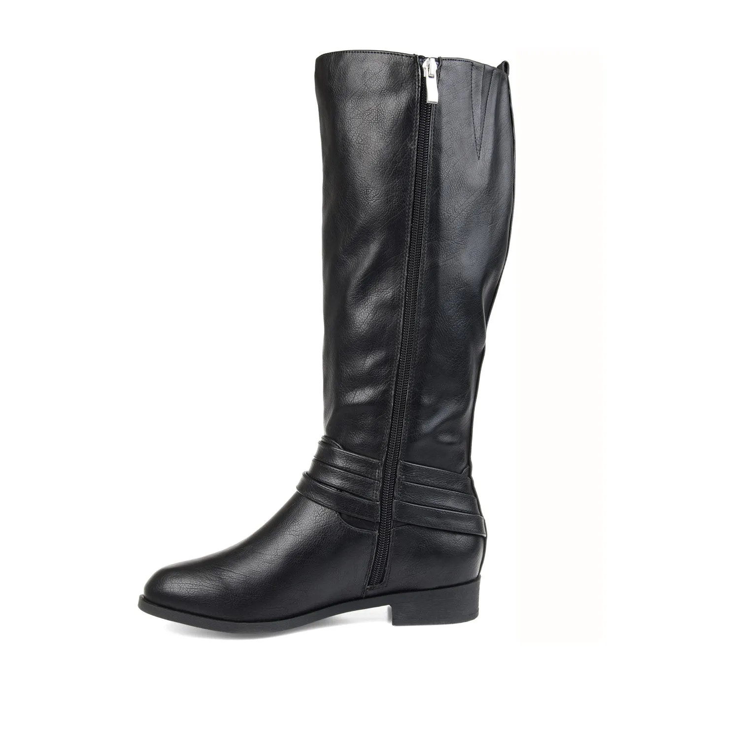 IVIE KNEE HIGH BOOTS IN FAUX LEATHER snow proof