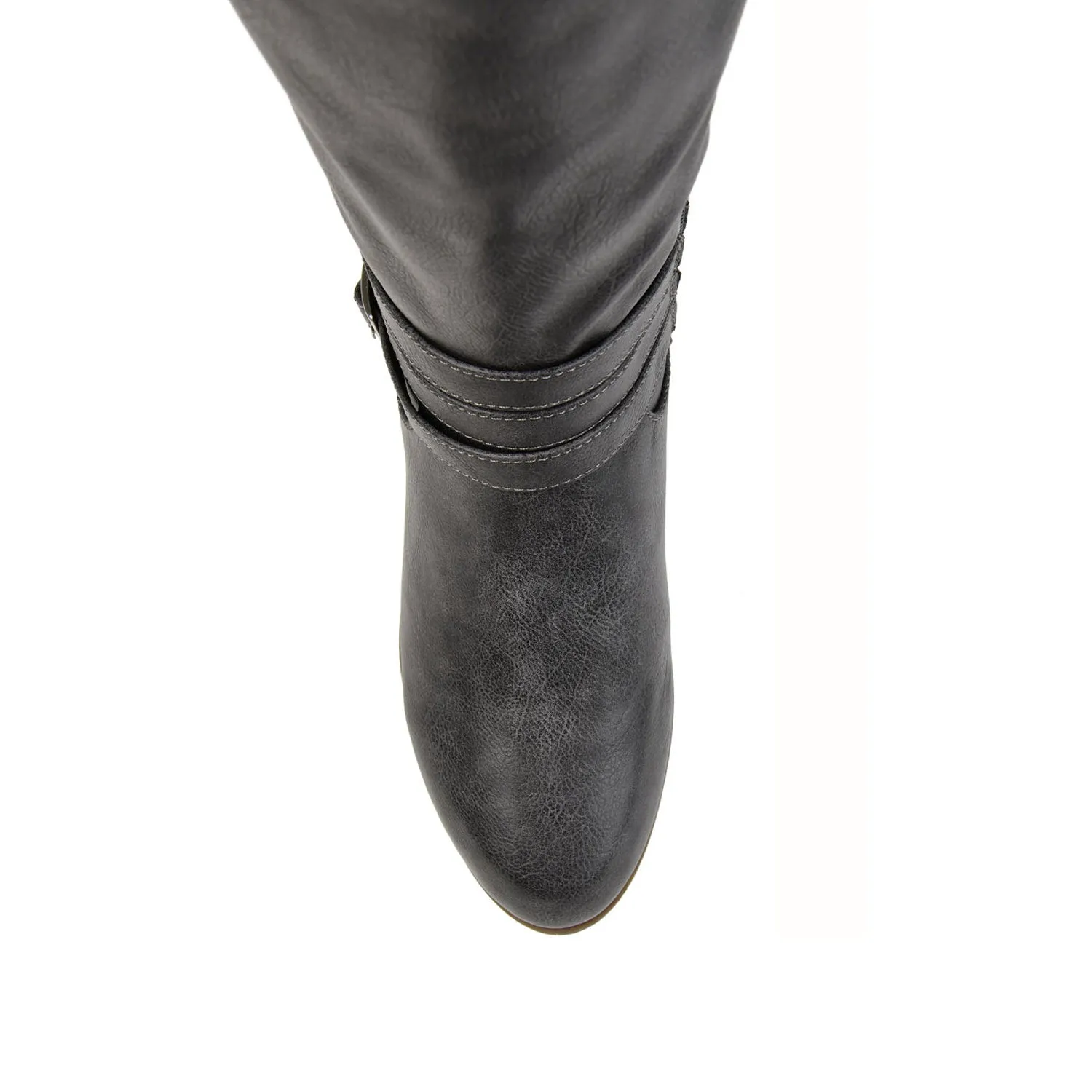 IVIE KNEE HIGH BOOTS IN FAUX LEATHER snow proof